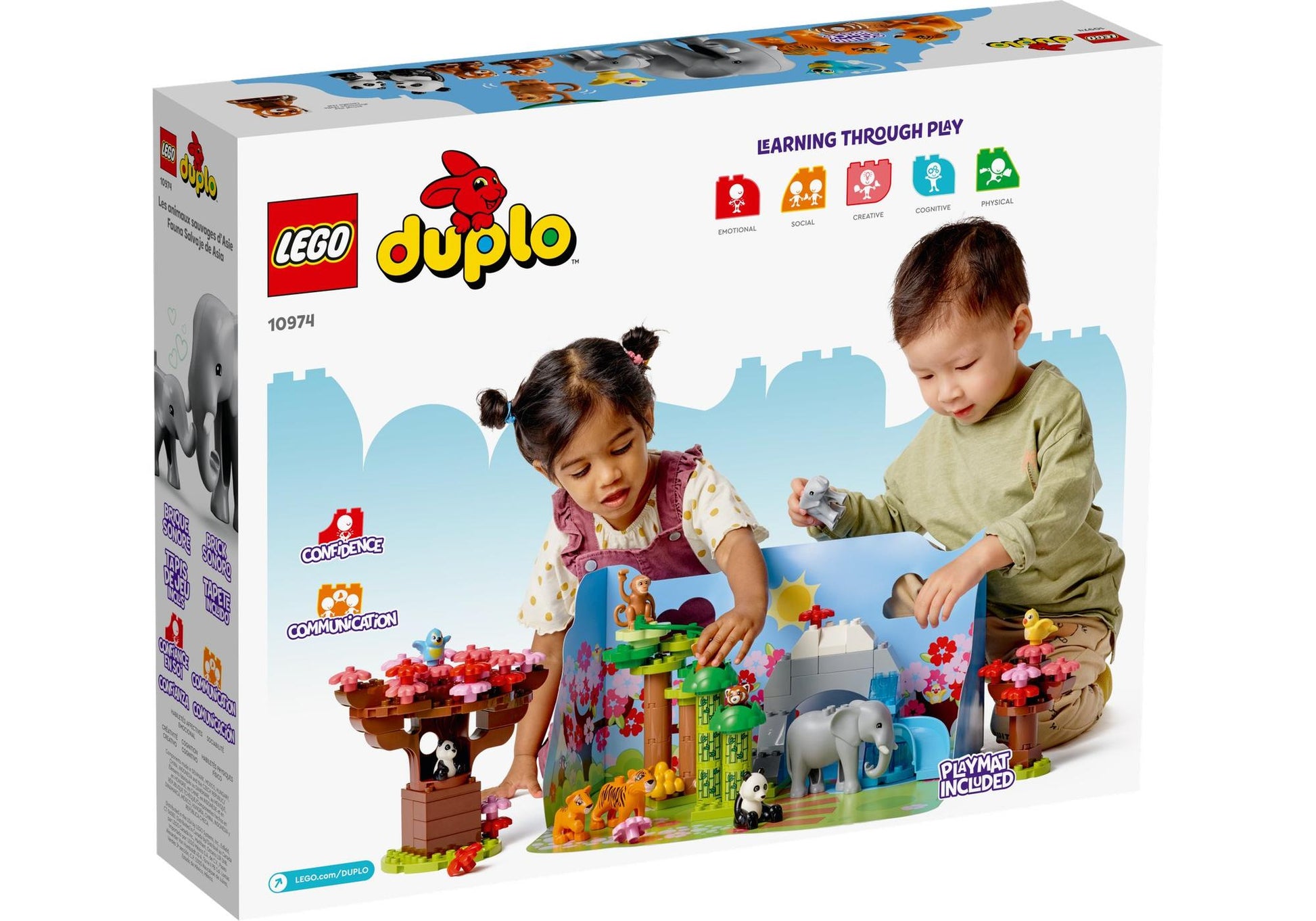 Lego 10974 DUPLO Wilde Tiere Asiens - plegobil