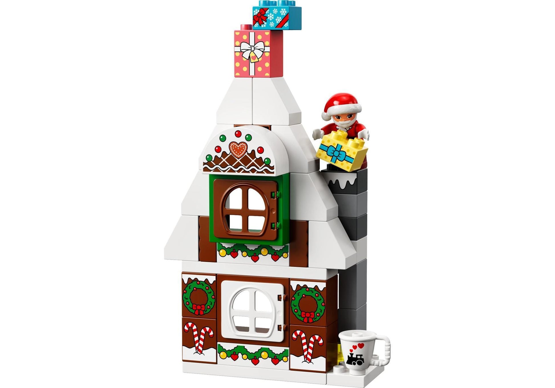 Lego 10976 DUPLO Lebkuchenhaus mit Weihnachtsmann - plegobil