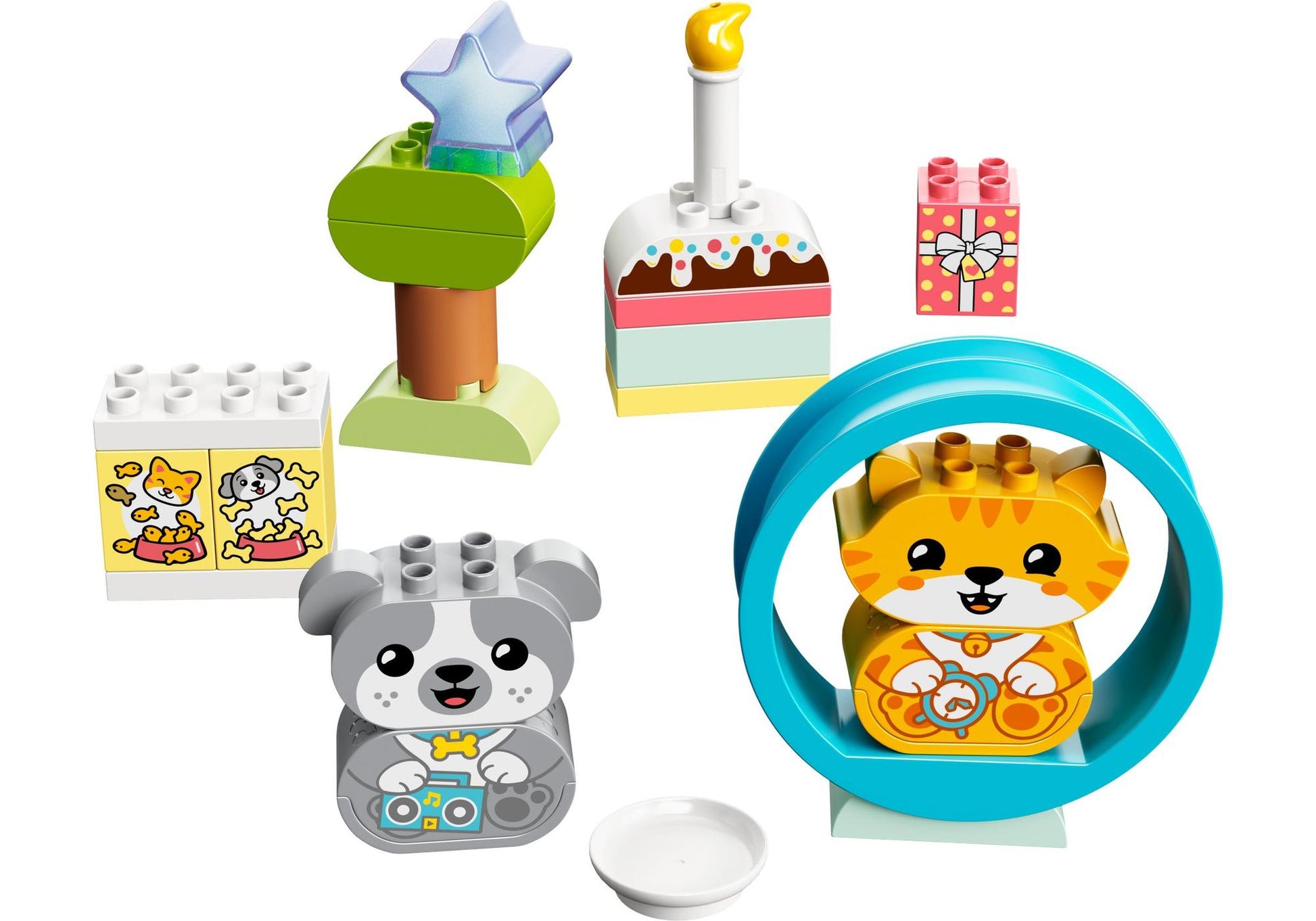 Lego 10977 DUPLO Mein erstes Hündchen & Kätzchen - mit Ton - plegobil