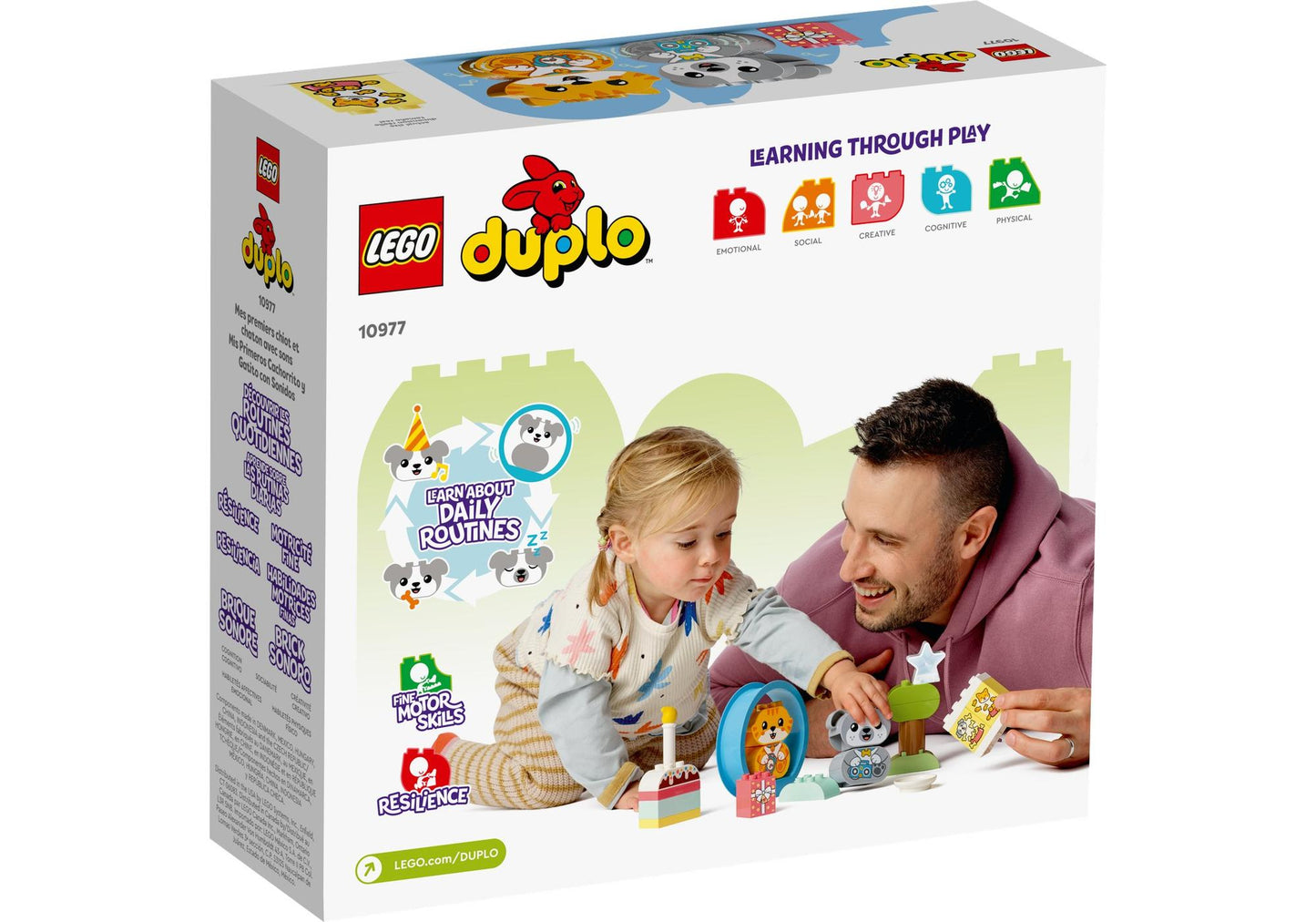 Lego 10977 DUPLO Mein erstes Hündchen & Kätzchen - mit Ton - plegobil