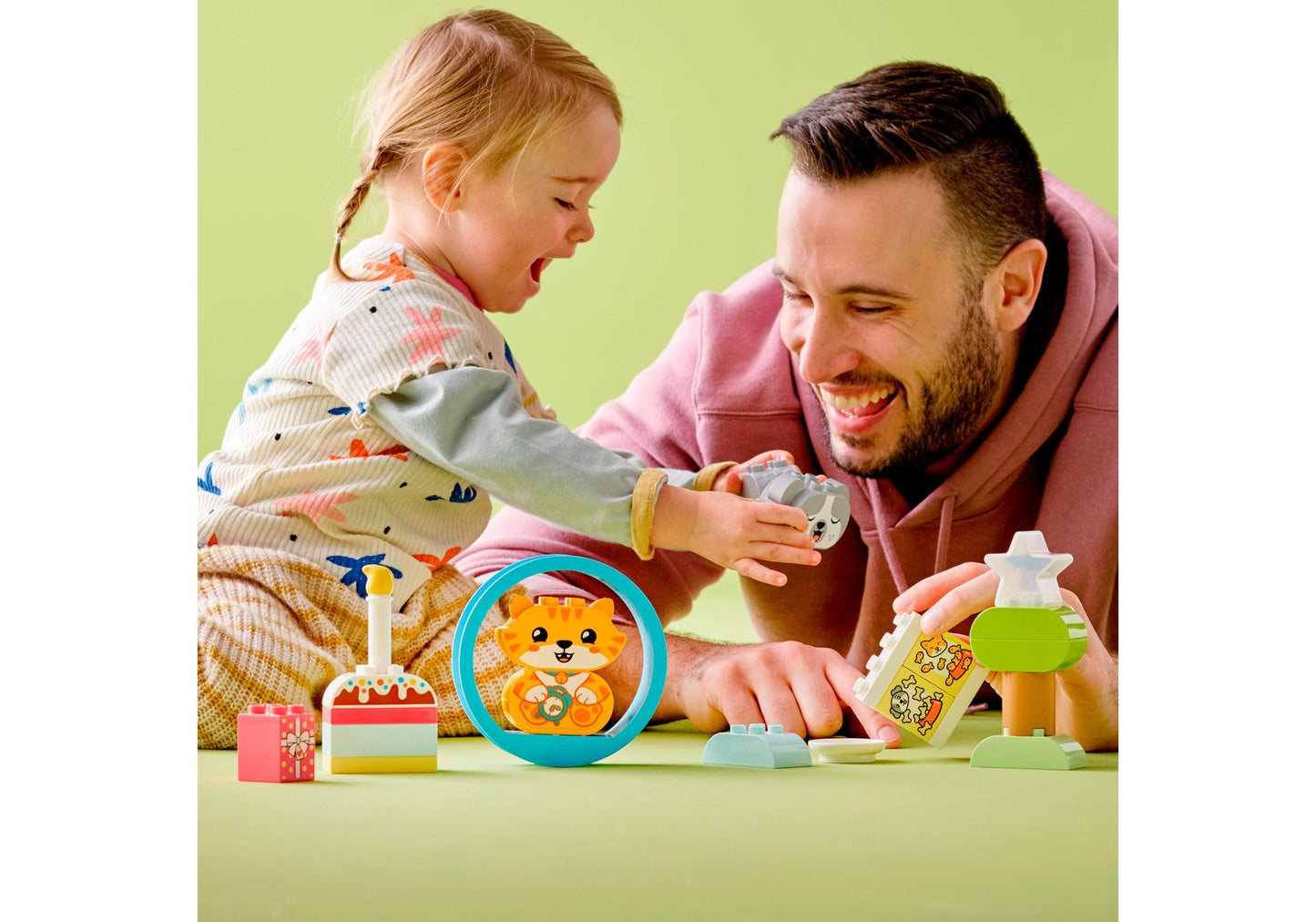 Lego 10977 DUPLO Mein erstes Hündchen & Kätzchen - mit Ton - plegobil
