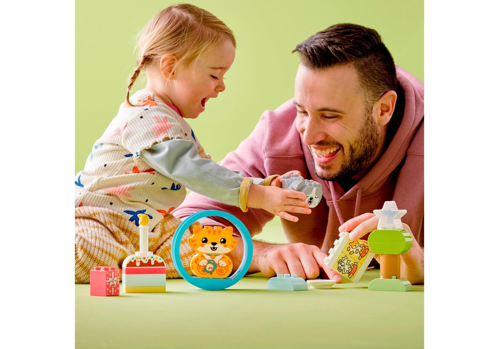 Lego 10977 DUPLO Mein erstes Hündchen & Kätzchen - mit Ton - plegobil