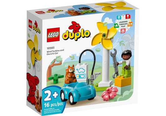 Lego 10985 DUPLO Windrad und Elektroauto - plegobil