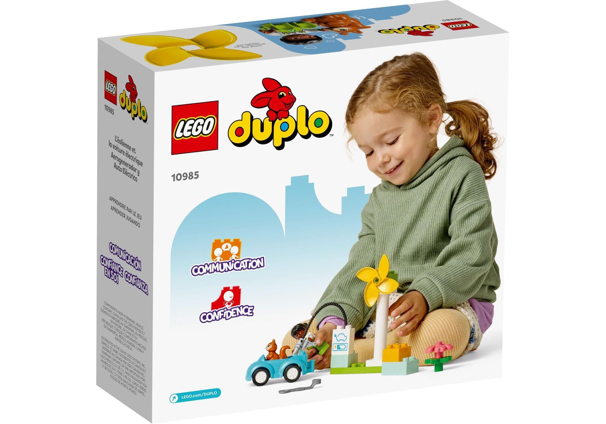Lego 10985 DUPLO Windrad und Elektroauto - plegobil