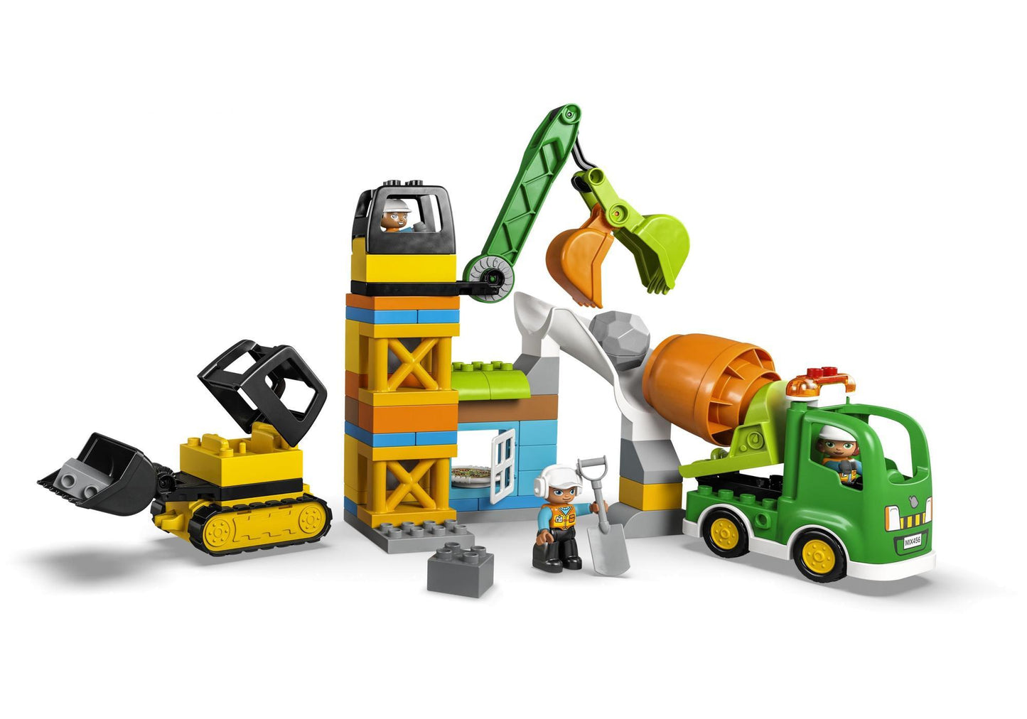 Lego 10990 DUPLO Baustelle mit Baufahrzeugen - plegobil