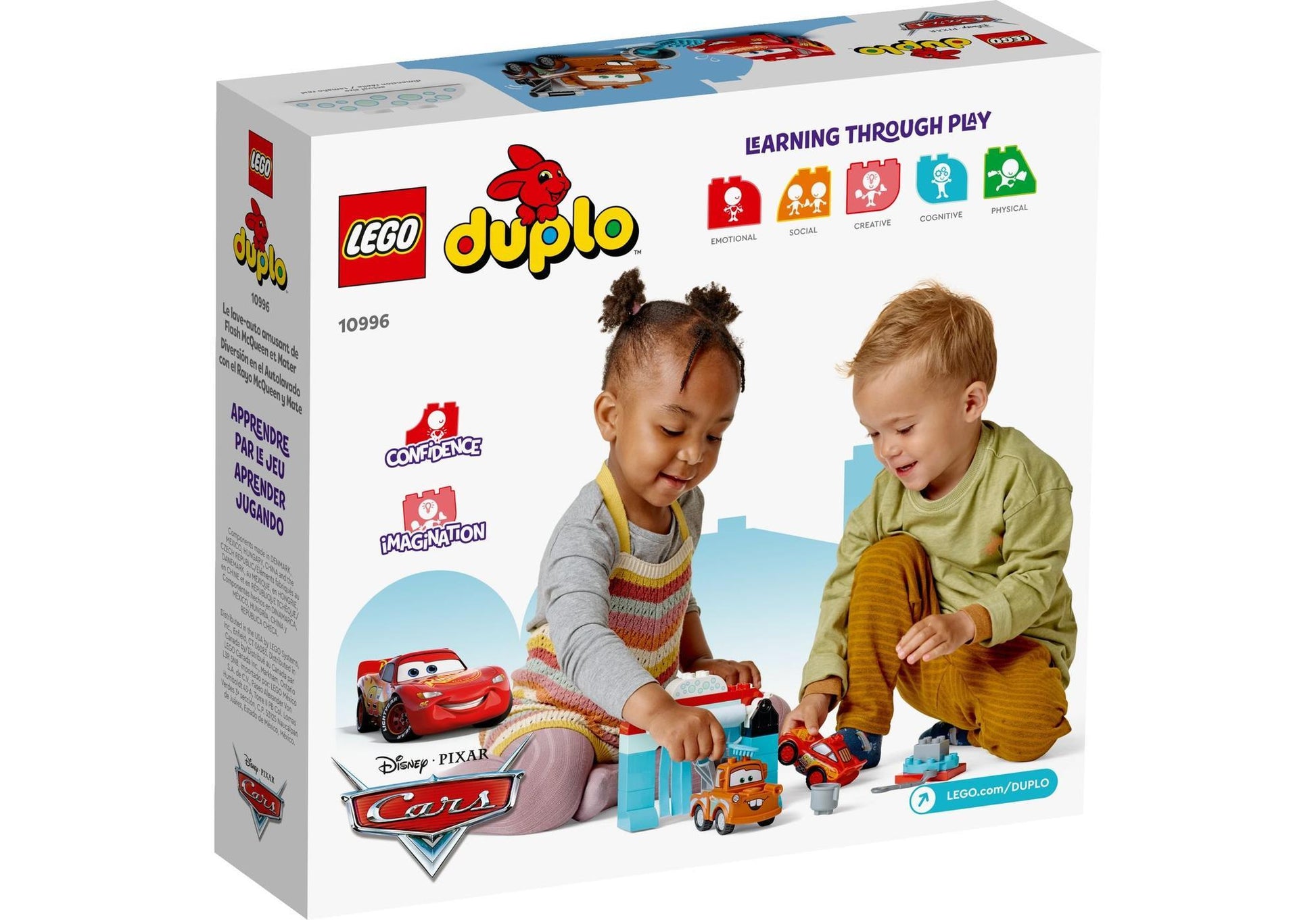 Lego 10996 DUPLO Disney Cars: Lightning McQueen und Mater in der Waschanlage - plegobil