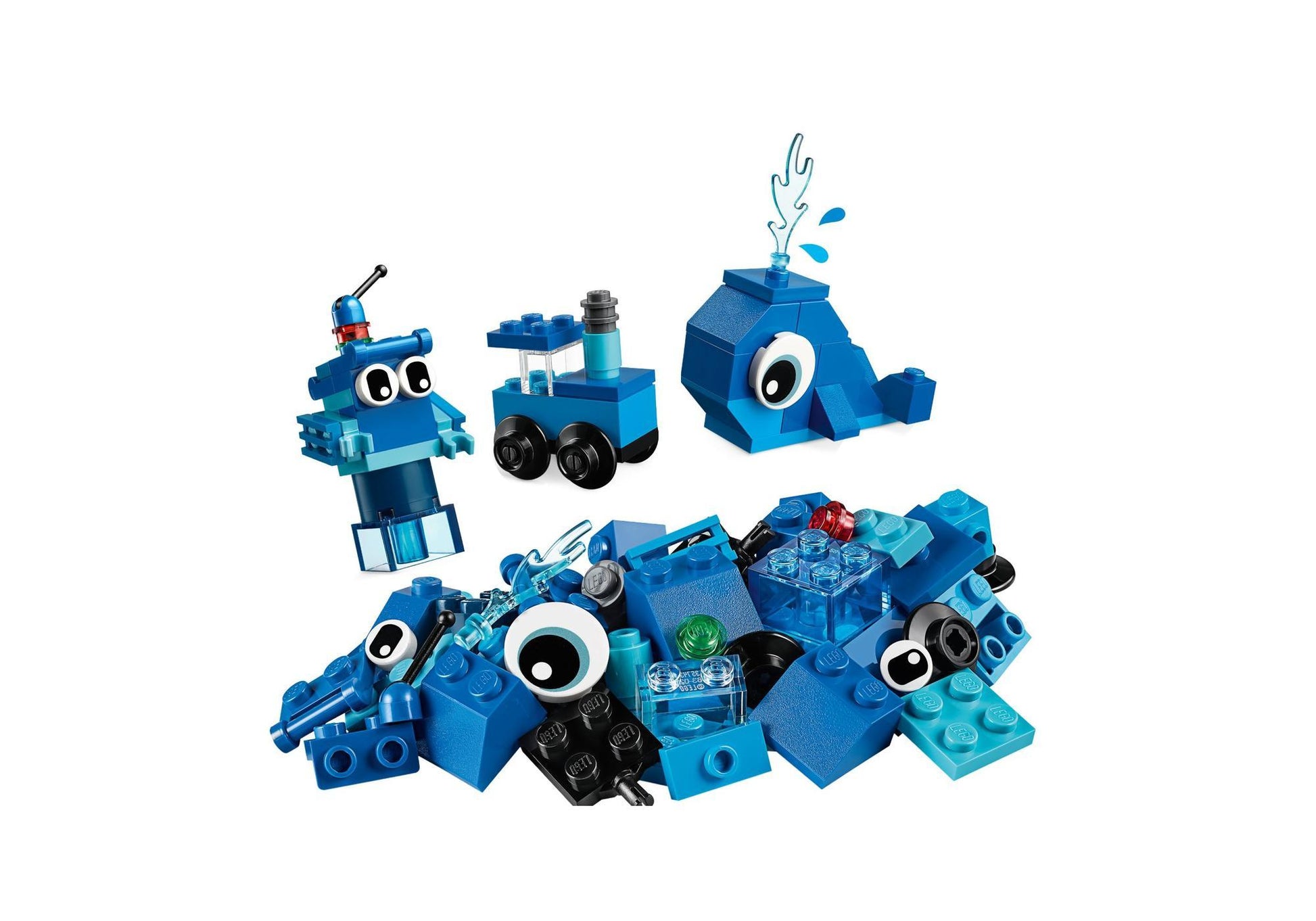 Lego 11006 Classic Blaues Kreativ-Set - plegobil