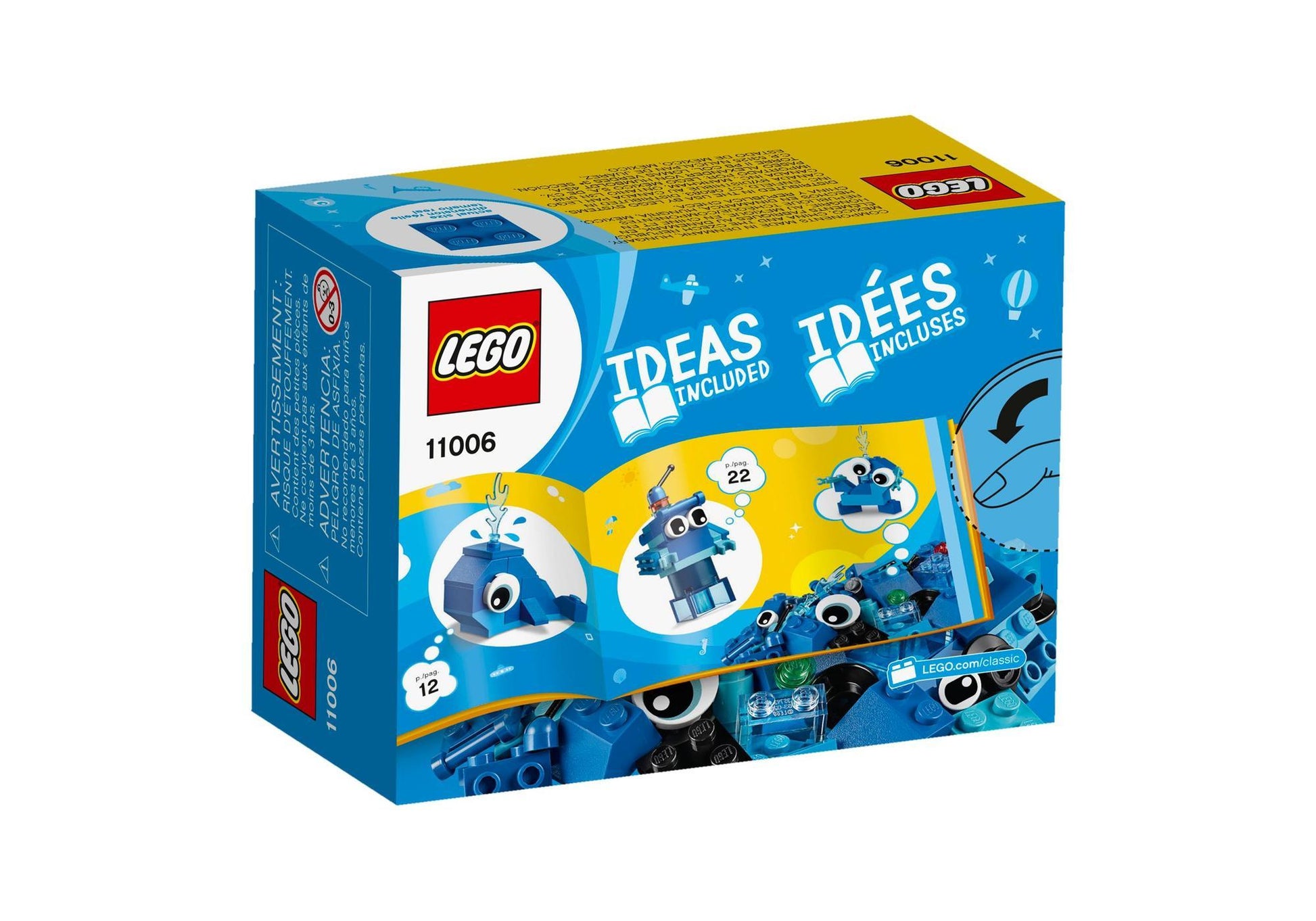 Lego 11006 Classic Blaues Kreativ-Set - plegobil