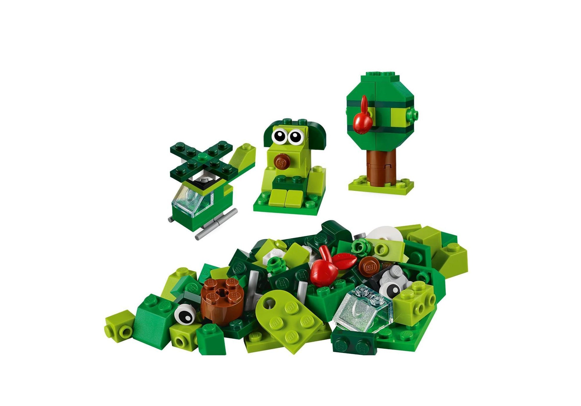 Lego 11007 Classic Grünes Kreativ-Set - plegobil