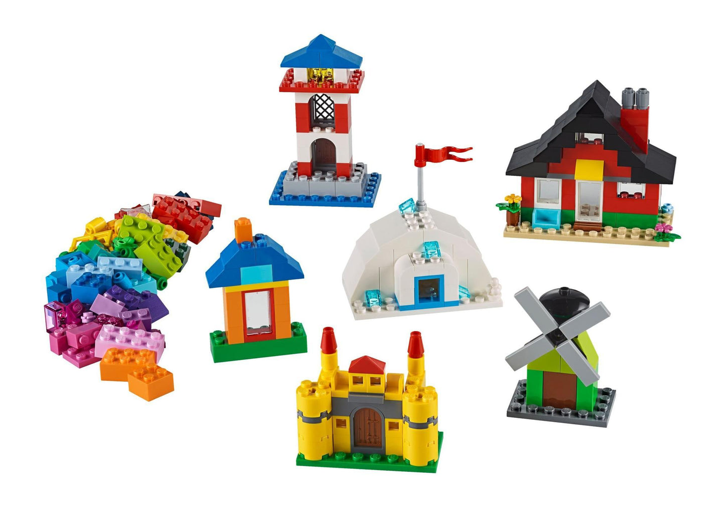 Lego 11008 Classic Bausteine - bunte Häuser - plegobil