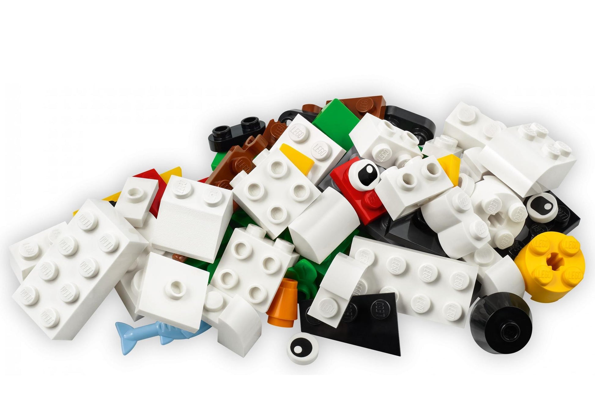 Lego 11012 Classic Kreativ-Bauset mit weißen Steinen - plegobil
