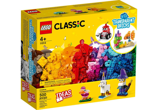 Lego 11013 Classic Kreativ-Bauset mit durchsichtigen Steinen - plegobil