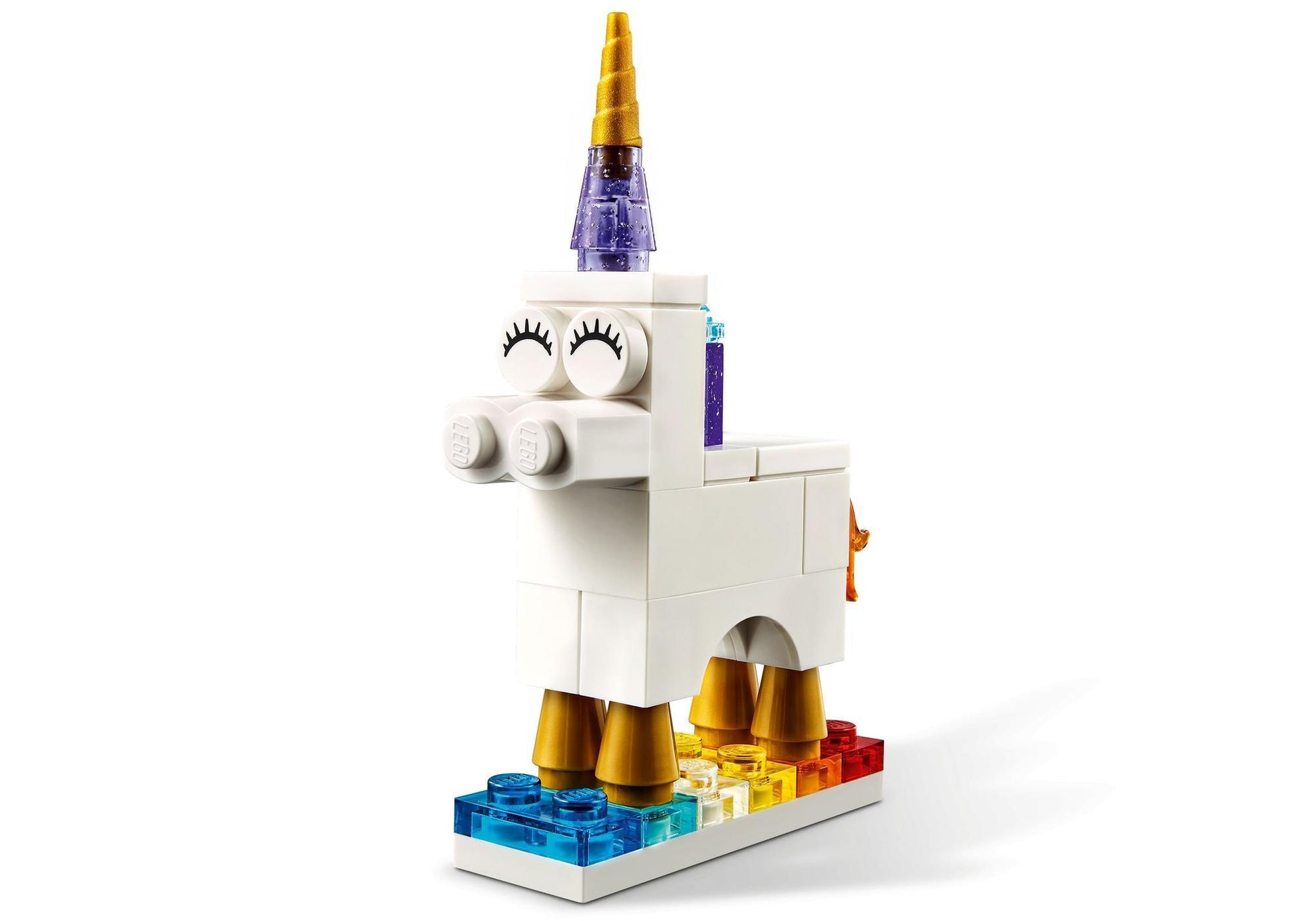 Lego 11013 Classic Kreativ-Bauset mit durchsichtigen Steinen - plegobil