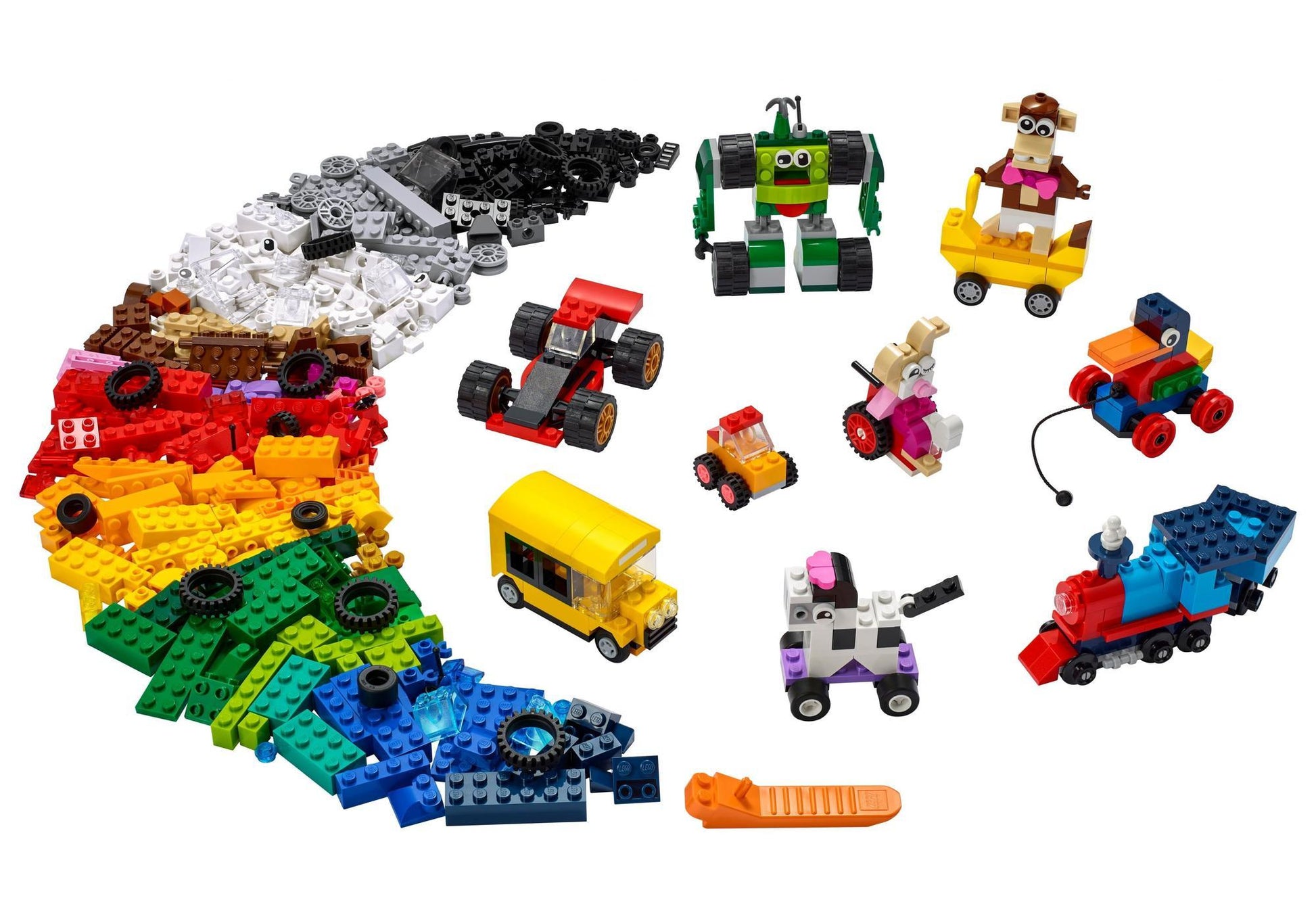 Lego 11014 Classic Steinebox mit Rädern - plegobil