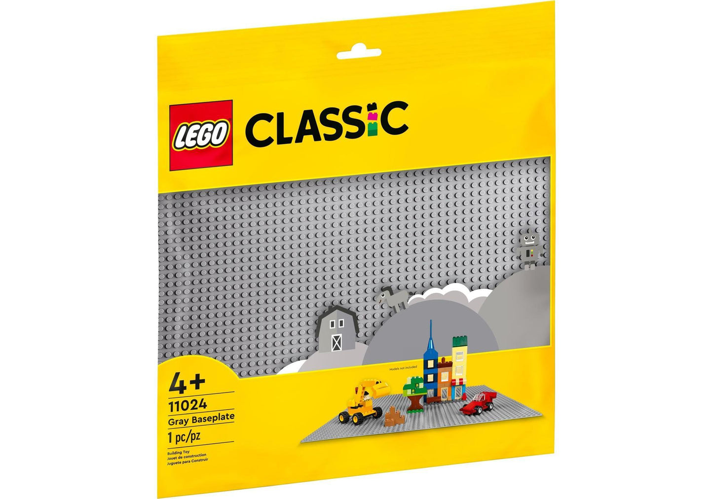 Lego 11024 Classic Grundplatte - Grau - plegobil