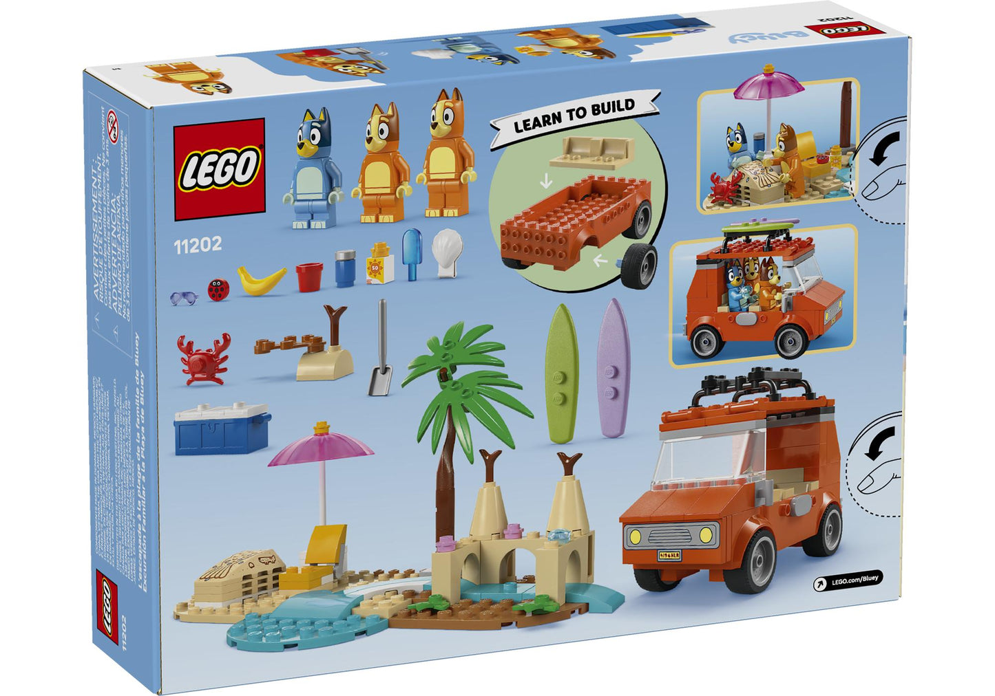 Lego 11202 DUPLO Bluey: Blueys Strandausflug