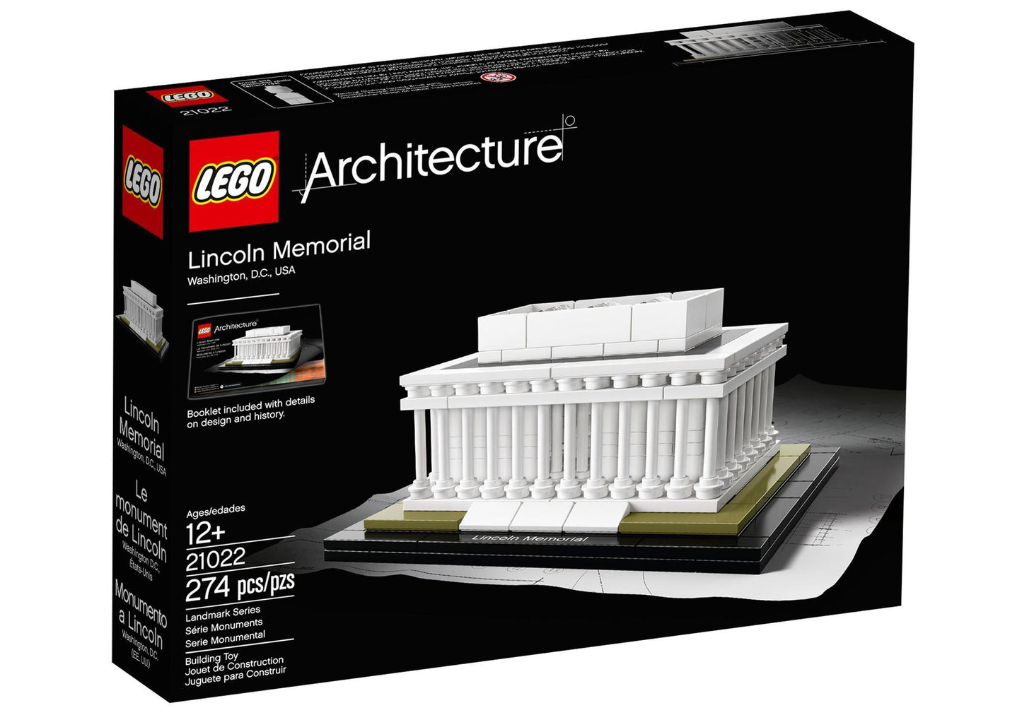 Lego 21022 Architecture Lincoln Memorial - plegobil