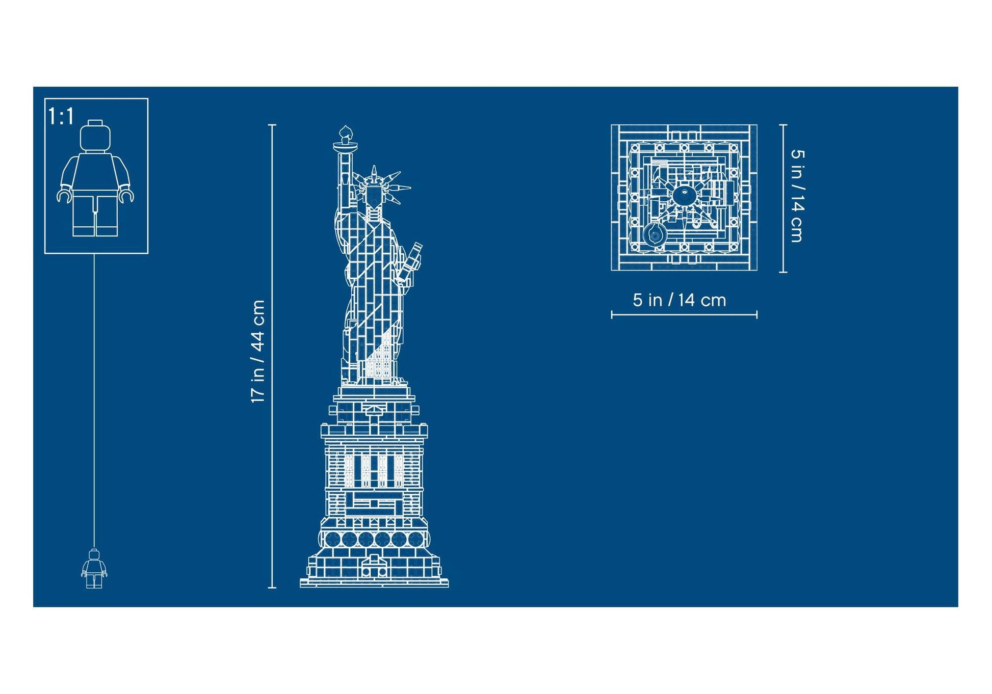 Lego 21042 Architecture Freiheitsstatue - plegobil