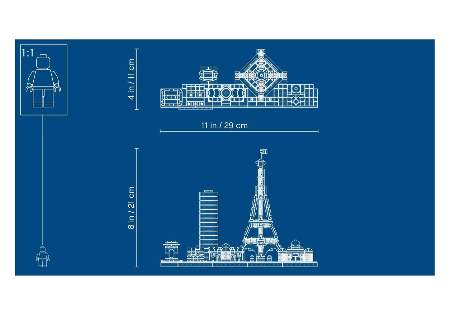 Lego 21044 Architecture Paris - plegobil