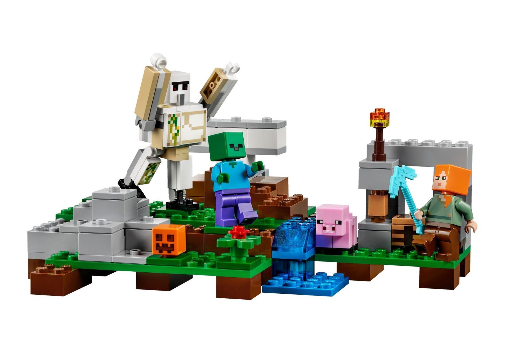 Lego 21123 Minecraft: Der Eisengolem - plegobil