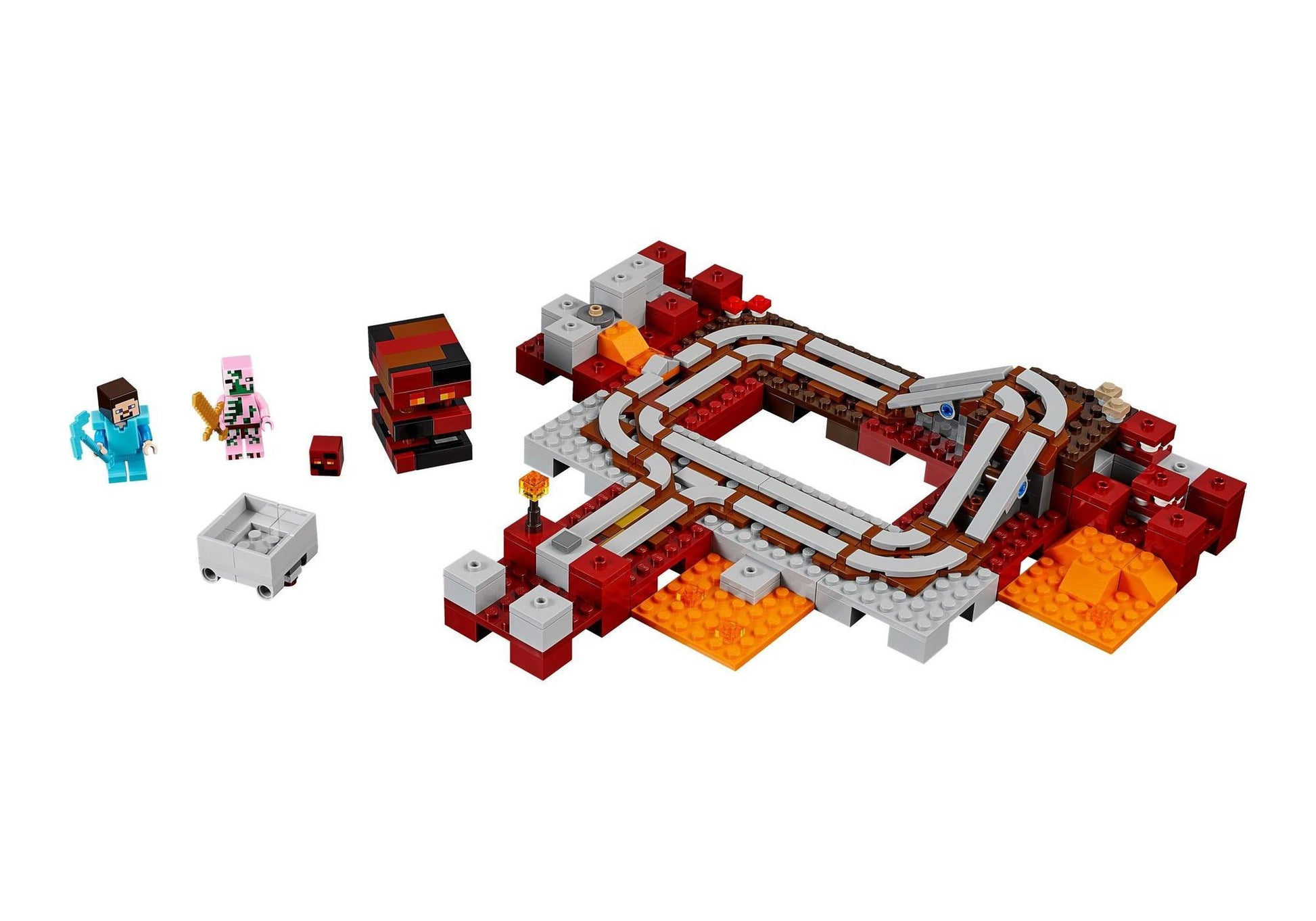 Lego 21130 Minecraft: Die Nether-Eisenbahn - plegobil
