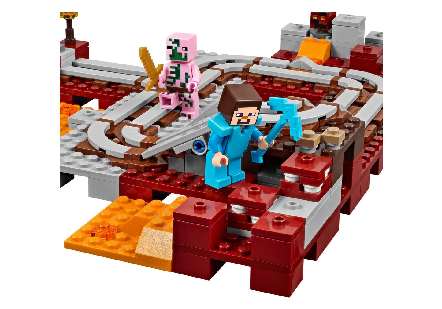 Lego 21130 Minecraft: Die Nether-Eisenbahn - plegobil