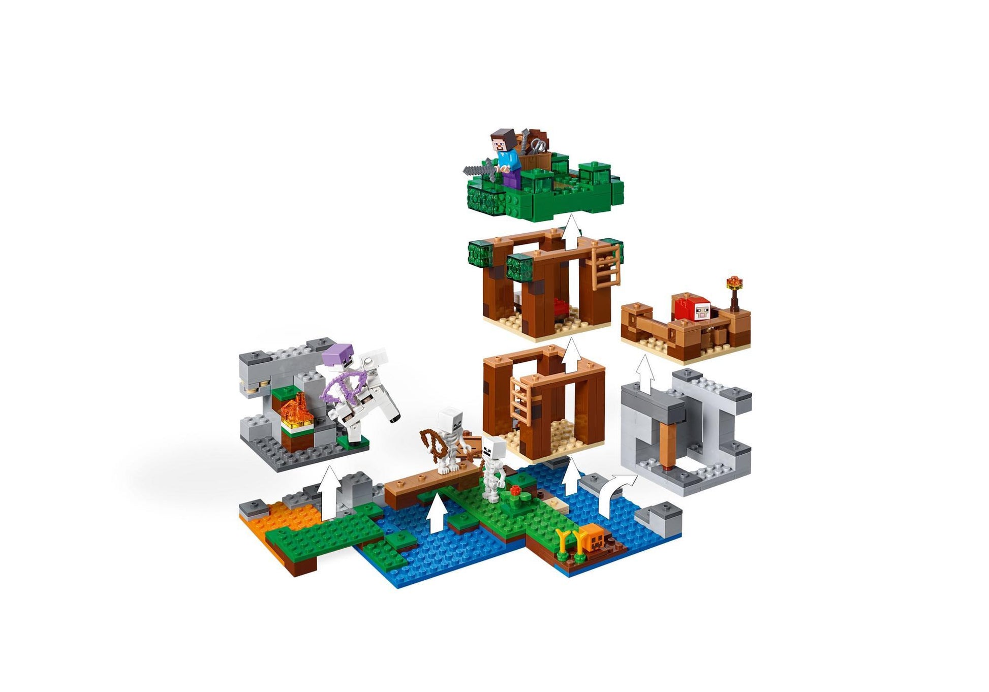 Lego 21146 Minecraft: Die Skelette kommen! - plegobil
