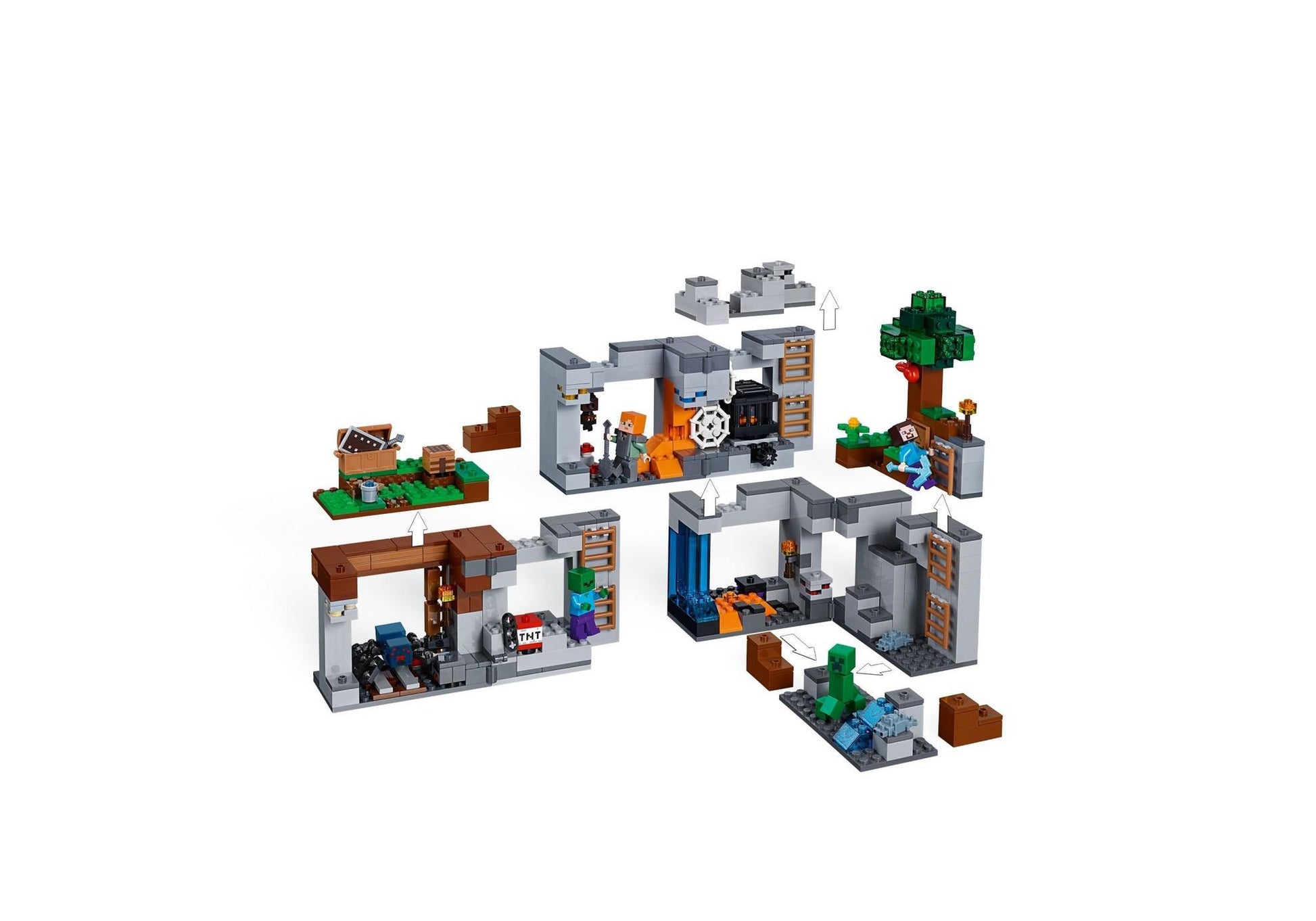 Lego 21147 Minecraft: Abenteuer in den Felsen - plegobil