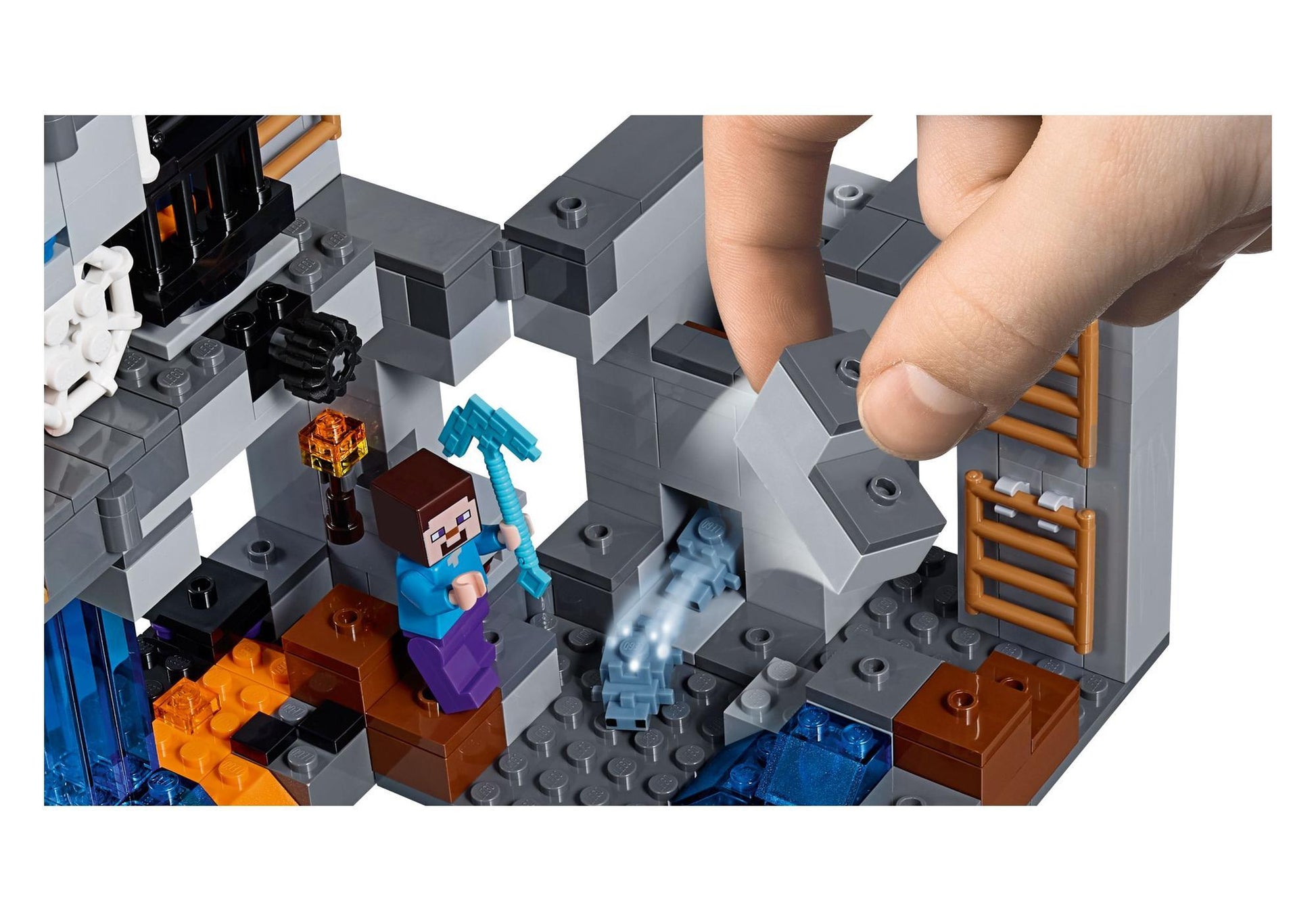 Lego 21147 Minecraft: Abenteuer in den Felsen - plegobil