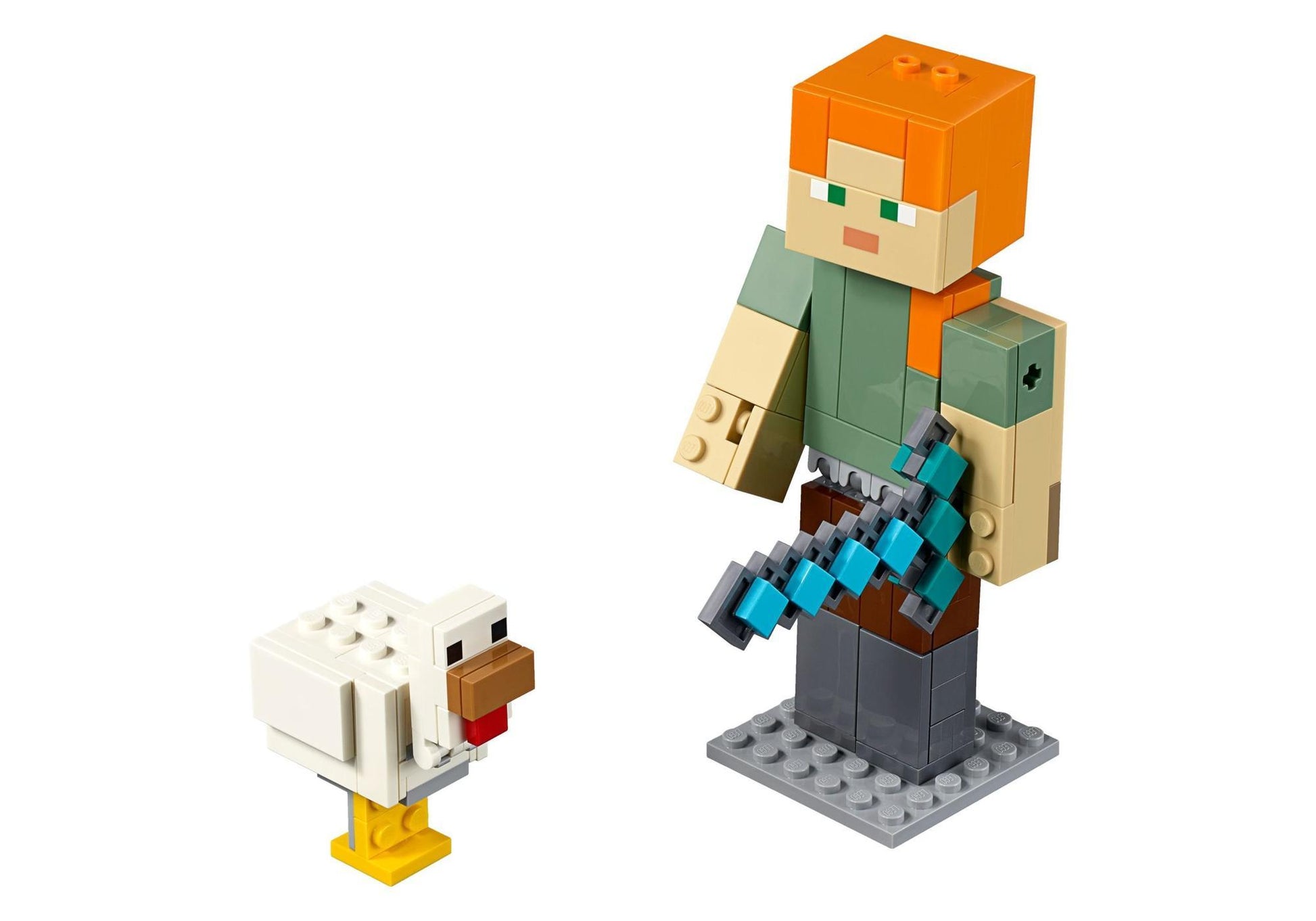 Lego 21149 Minecraft: BigFig Alex mit Huhn - plegobil