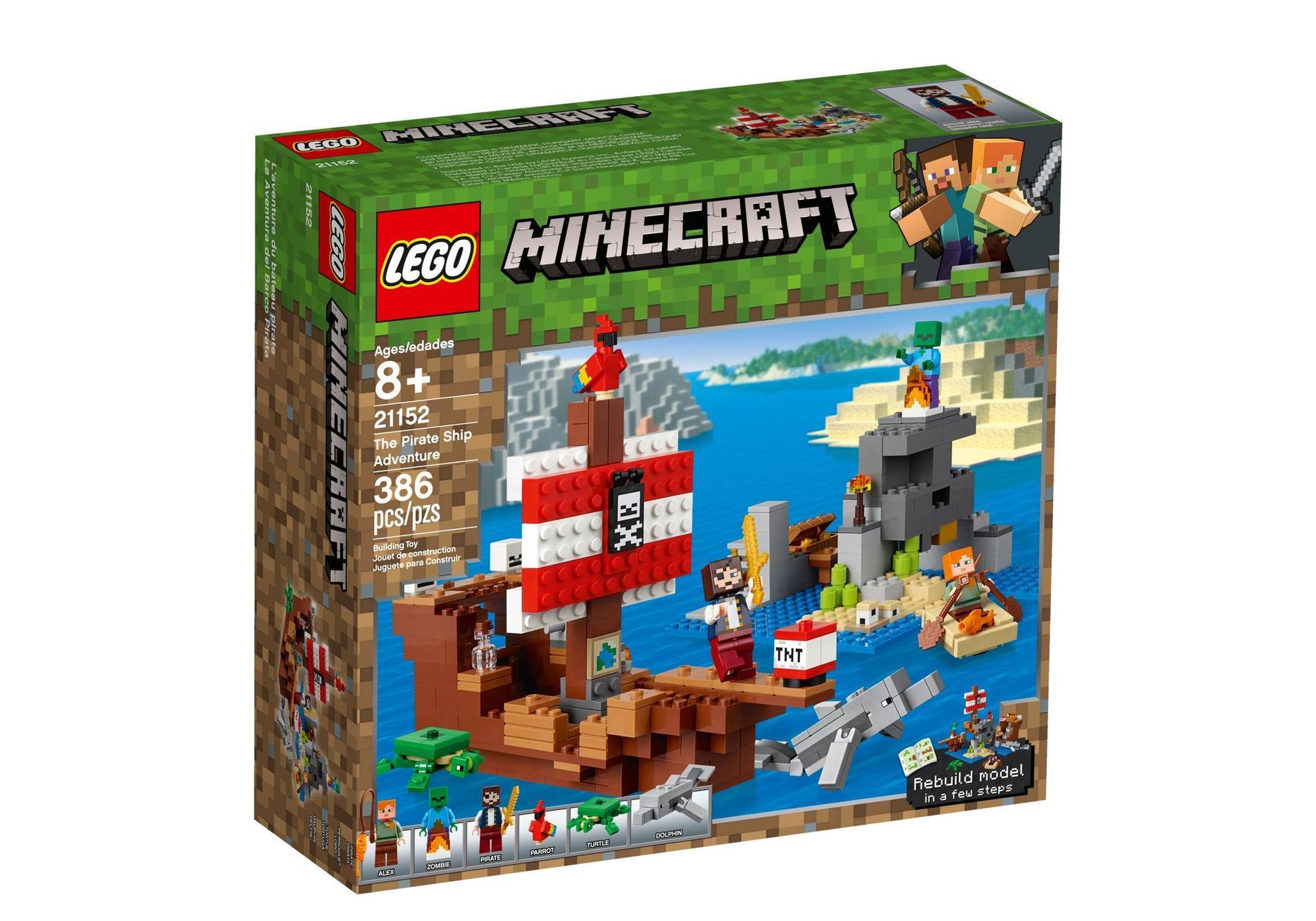 Lego 21152 Minecraft: Das Piratenschiff-Abenteuer - plegobil