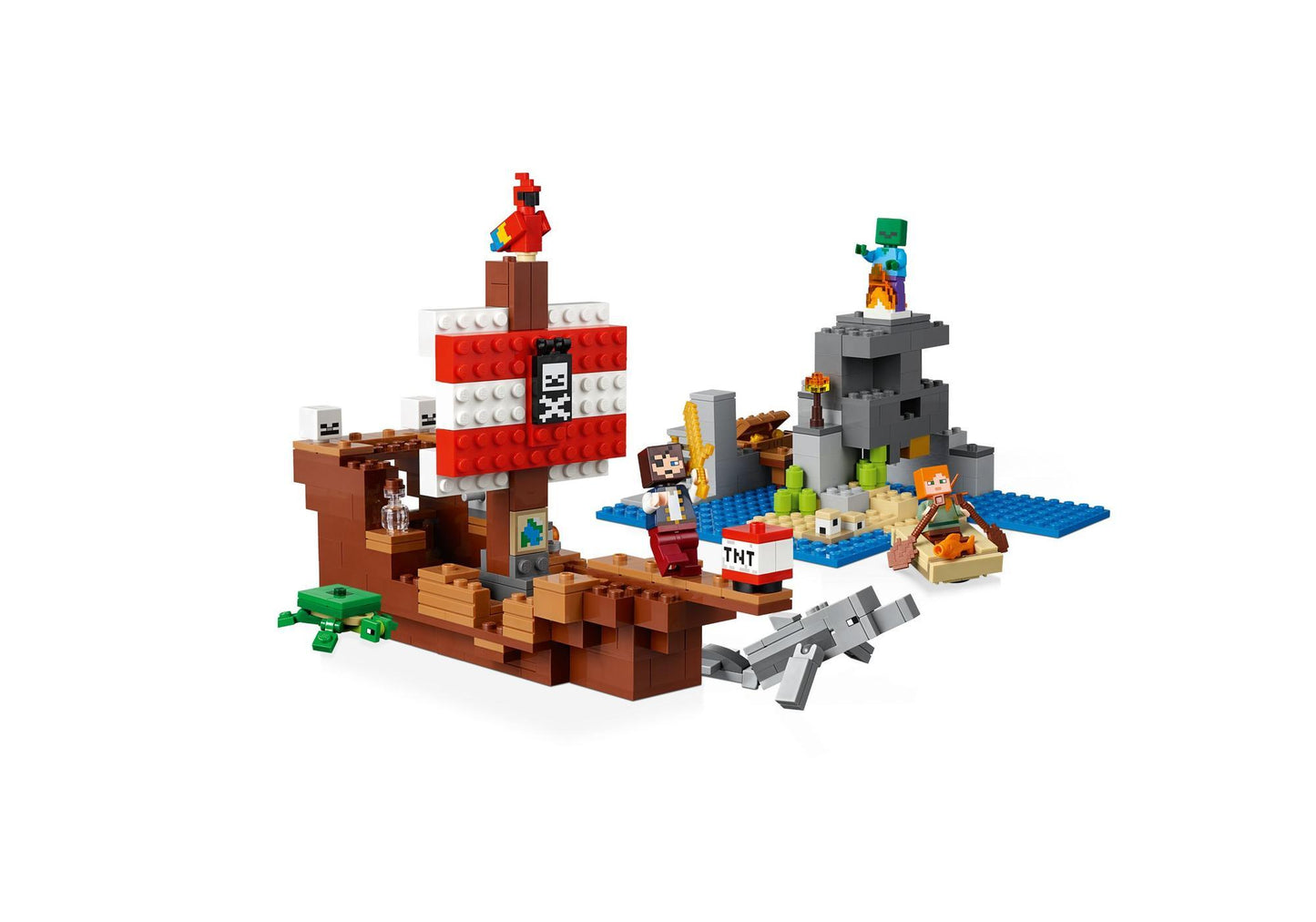 Lego 21152 Minecraft: Das Piratenschiff-Abenteuer - plegobil