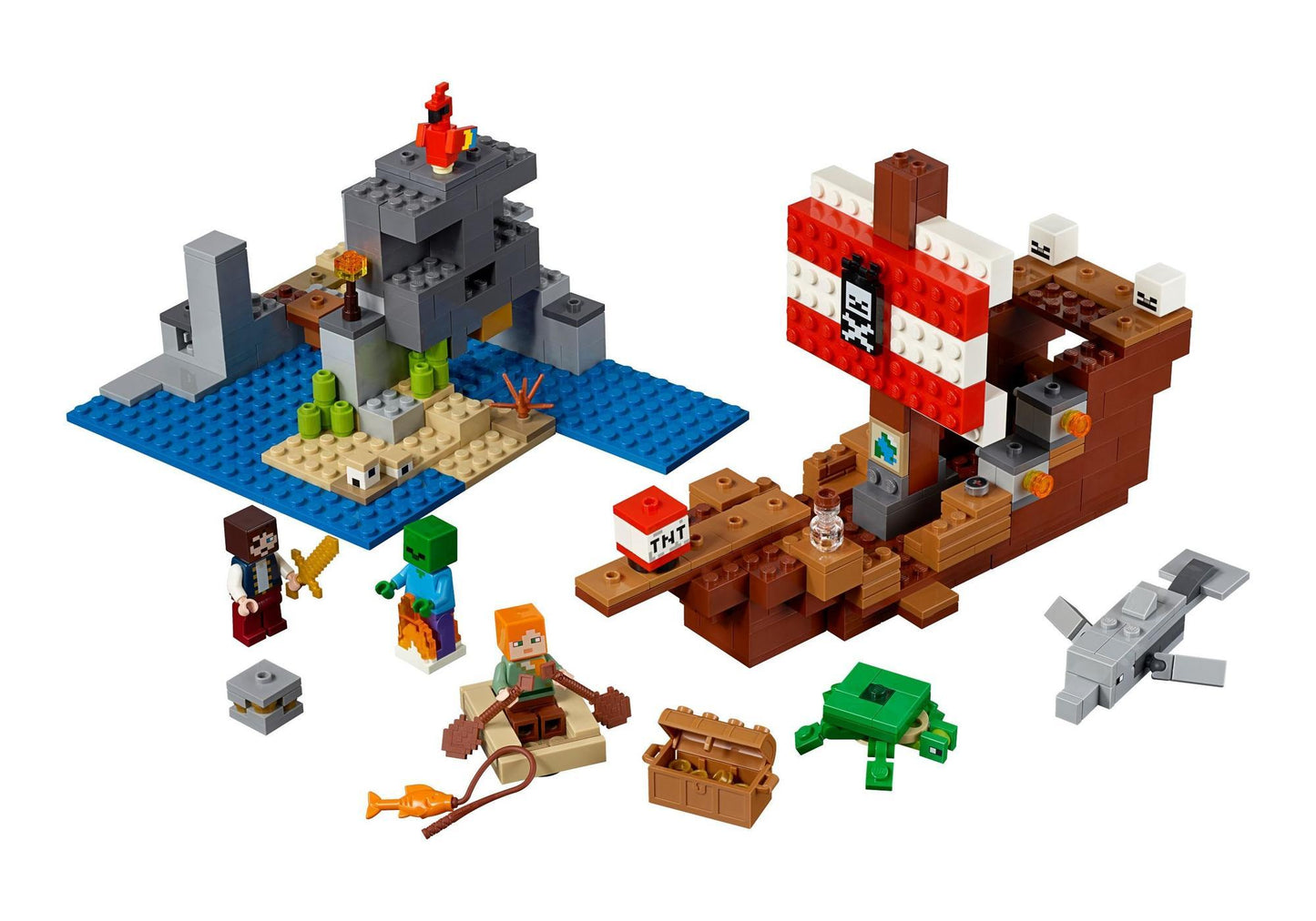 Lego 21152 Minecraft: Das Piratenschiff-Abenteuer - plegobil