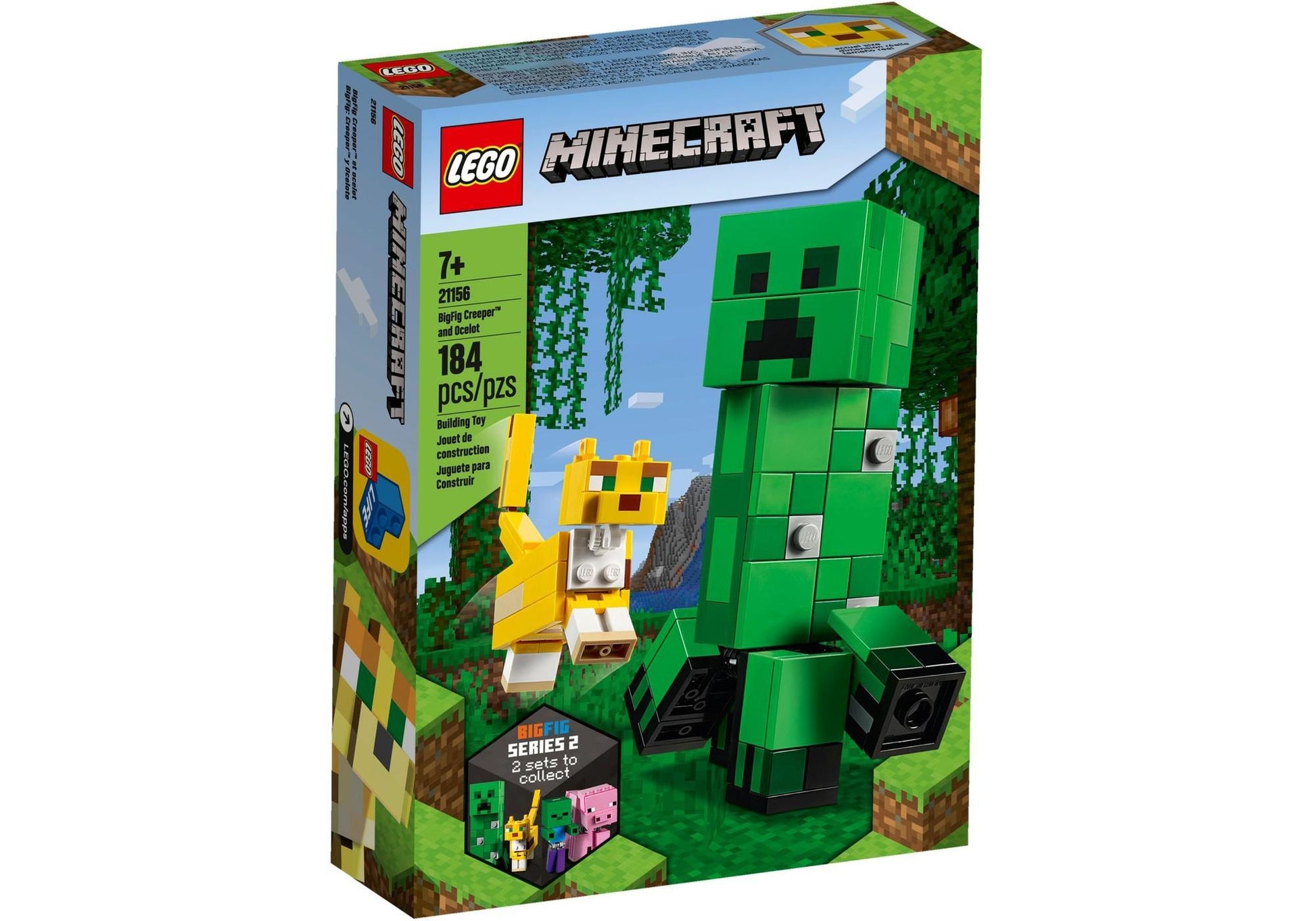 Lego 21156 Minecraft: BigFig Creeper und Ozelot - plegobil