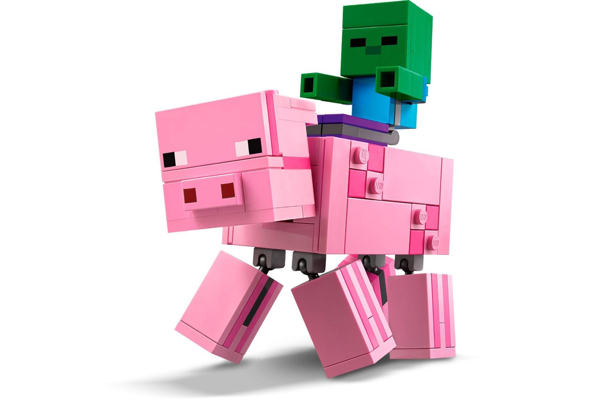 Lego 21157 Minecraft: BigFig Schwein mit Zombiebaby - plegobil