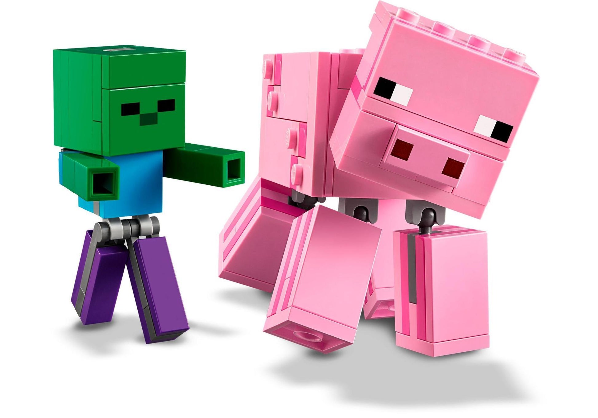 Lego 21157 Minecraft: BigFig Schwein mit Zombiebaby - plegobil