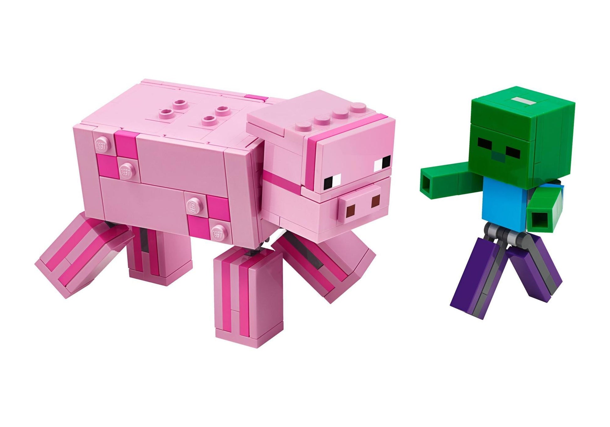 Lego 21157 Minecraft: BigFig Schwein mit Zombiebaby - plegobil
