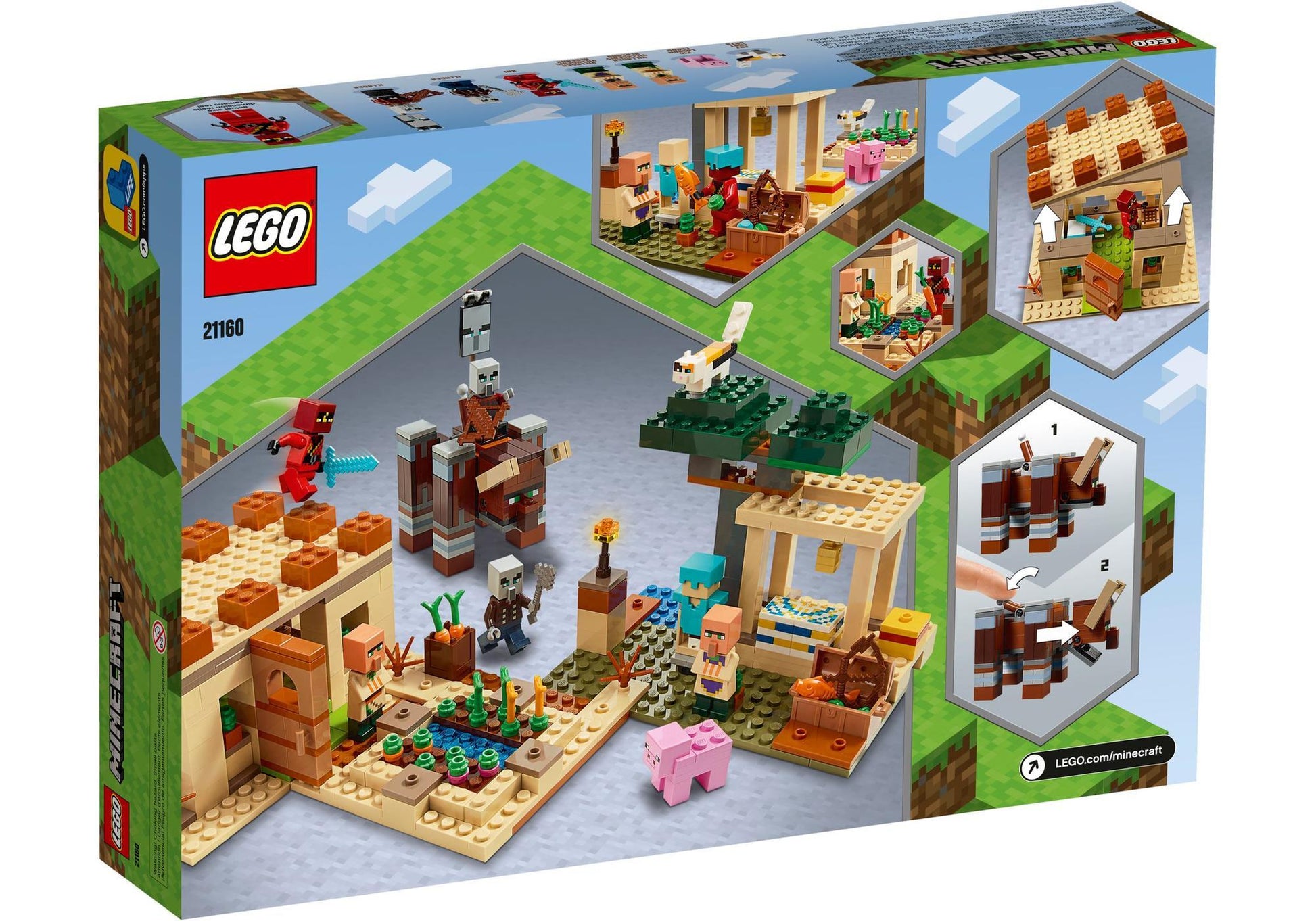 Lego 21160 Minecraft: Der Illager-Überfall - plegobil