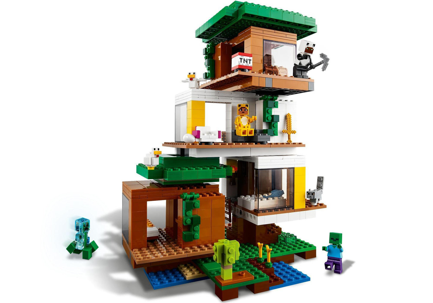 Lego 21174 Minecraft: Das moderne Baumhaus - plegobil