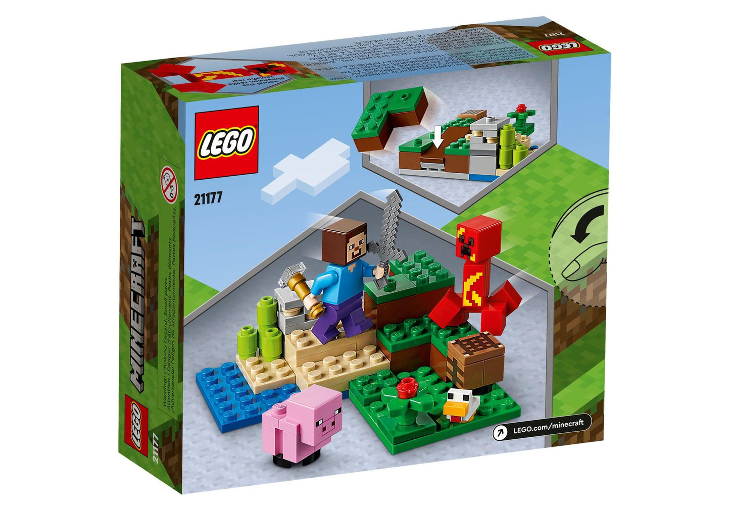 Lego 21177 Minecraft: Der Hinterhalt des Creeper - plegobil