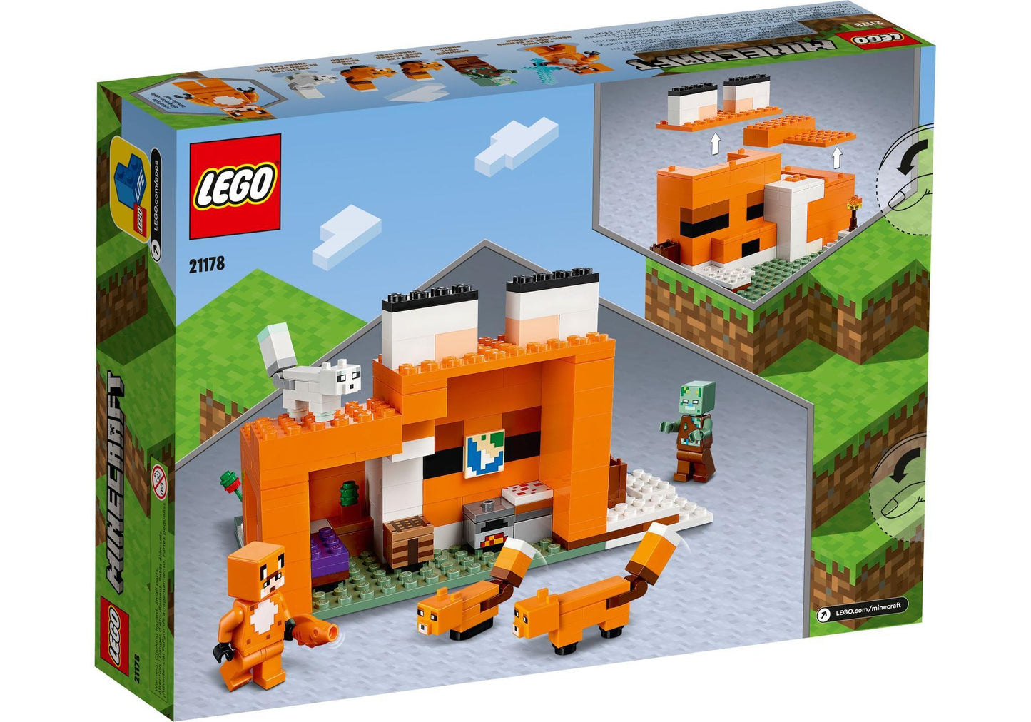 Lego 21178 Minecraft: Die Fuchs-Lodge - plegobil