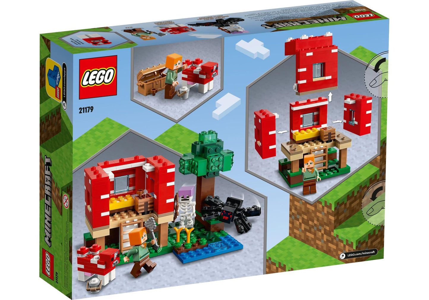 Lego 21179 Minecraft: Das Pilzhaus - plegobil