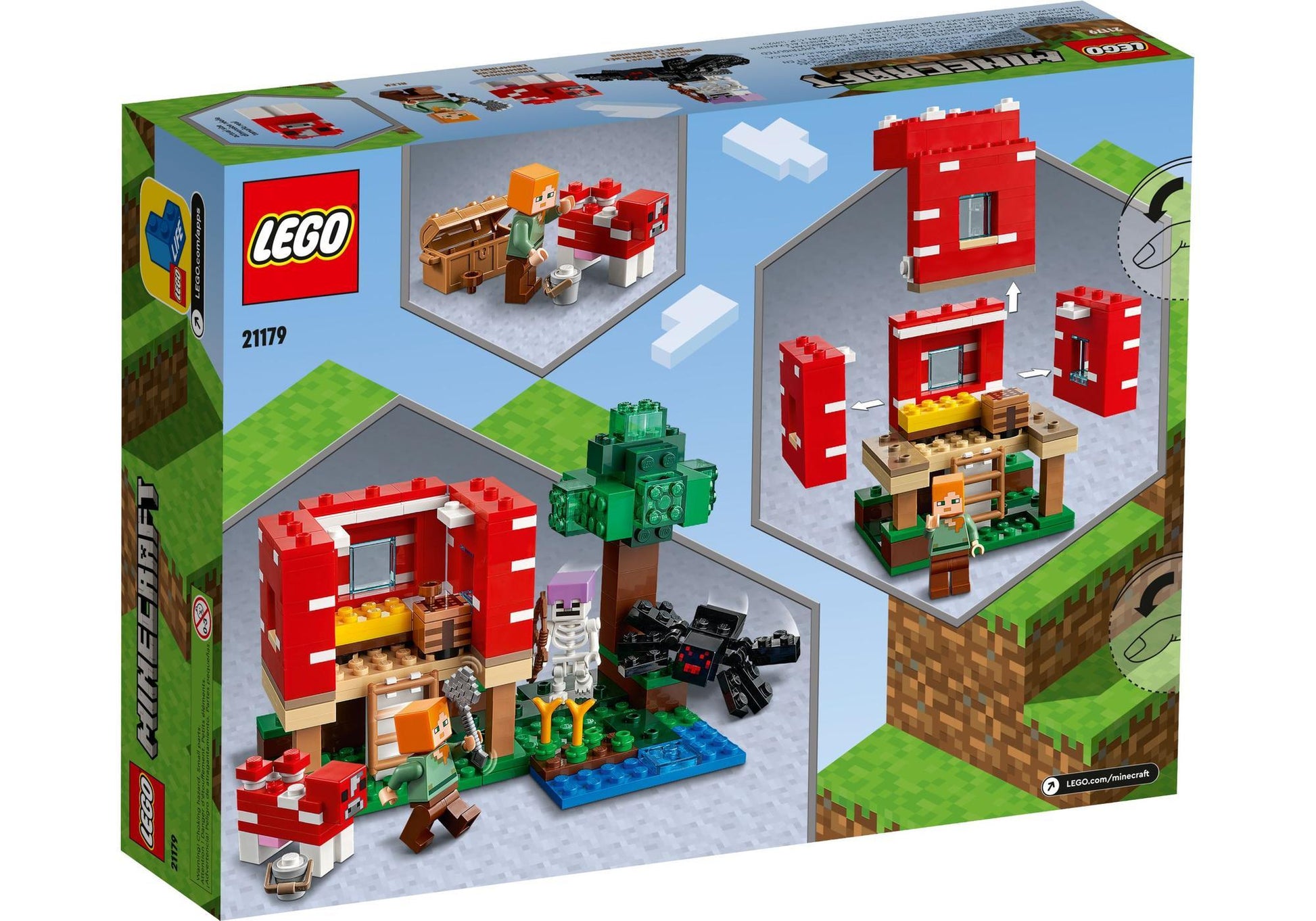 Lego 21179 Minecraft: Das Pilzhaus - plegobil