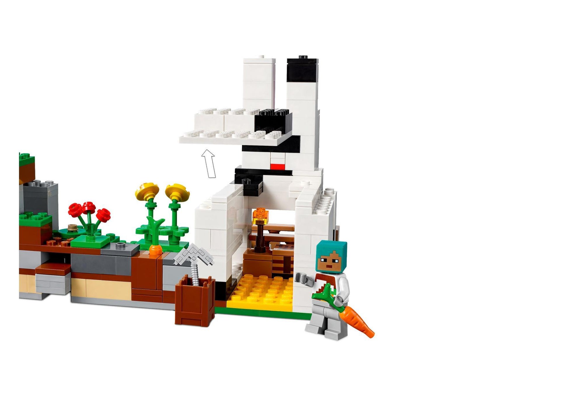 Lego 21181 Minecraft: Die Kaninchenranch - plegobil