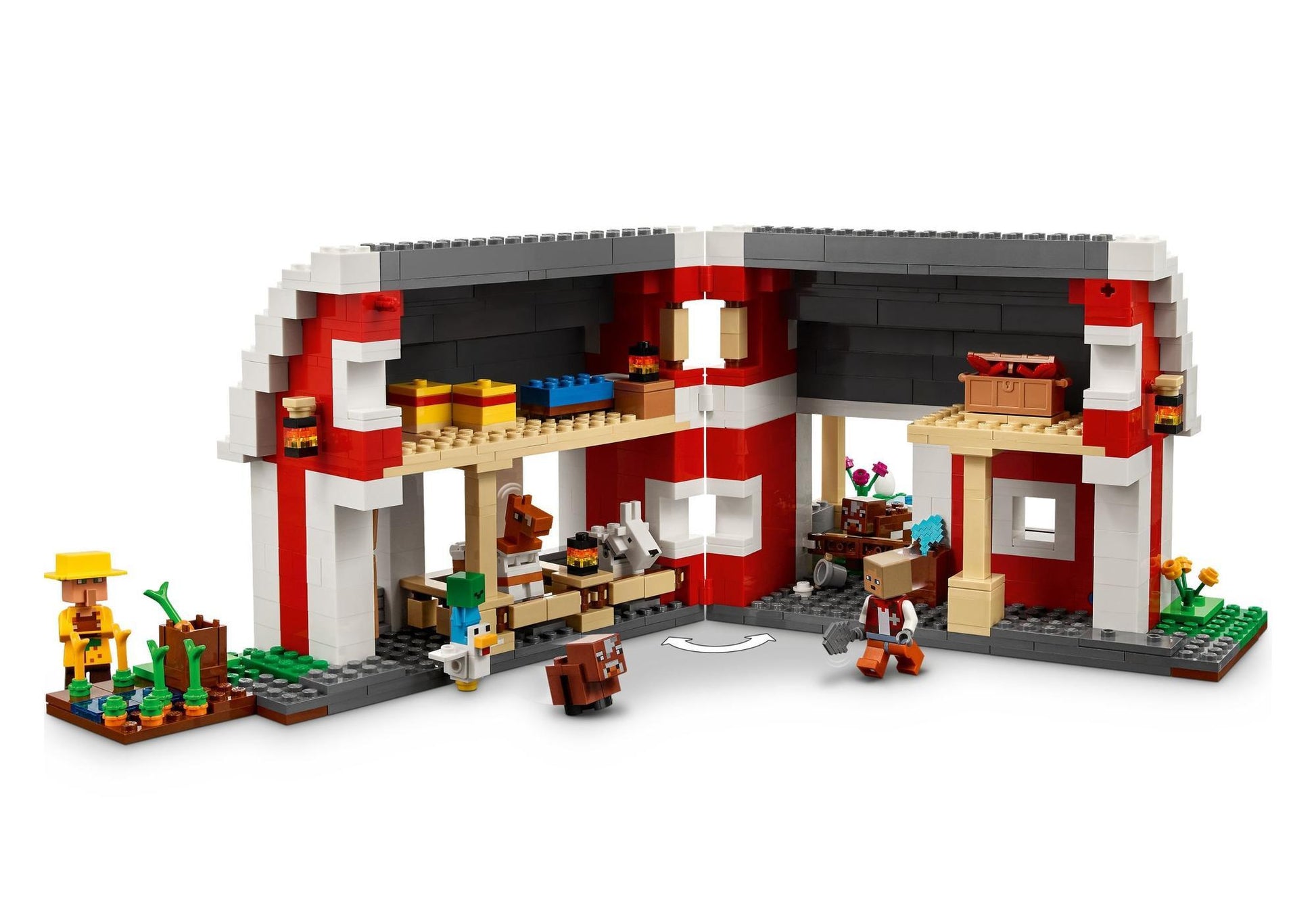 Lego 21187 Minecraft: Die rote Scheune - plegobil