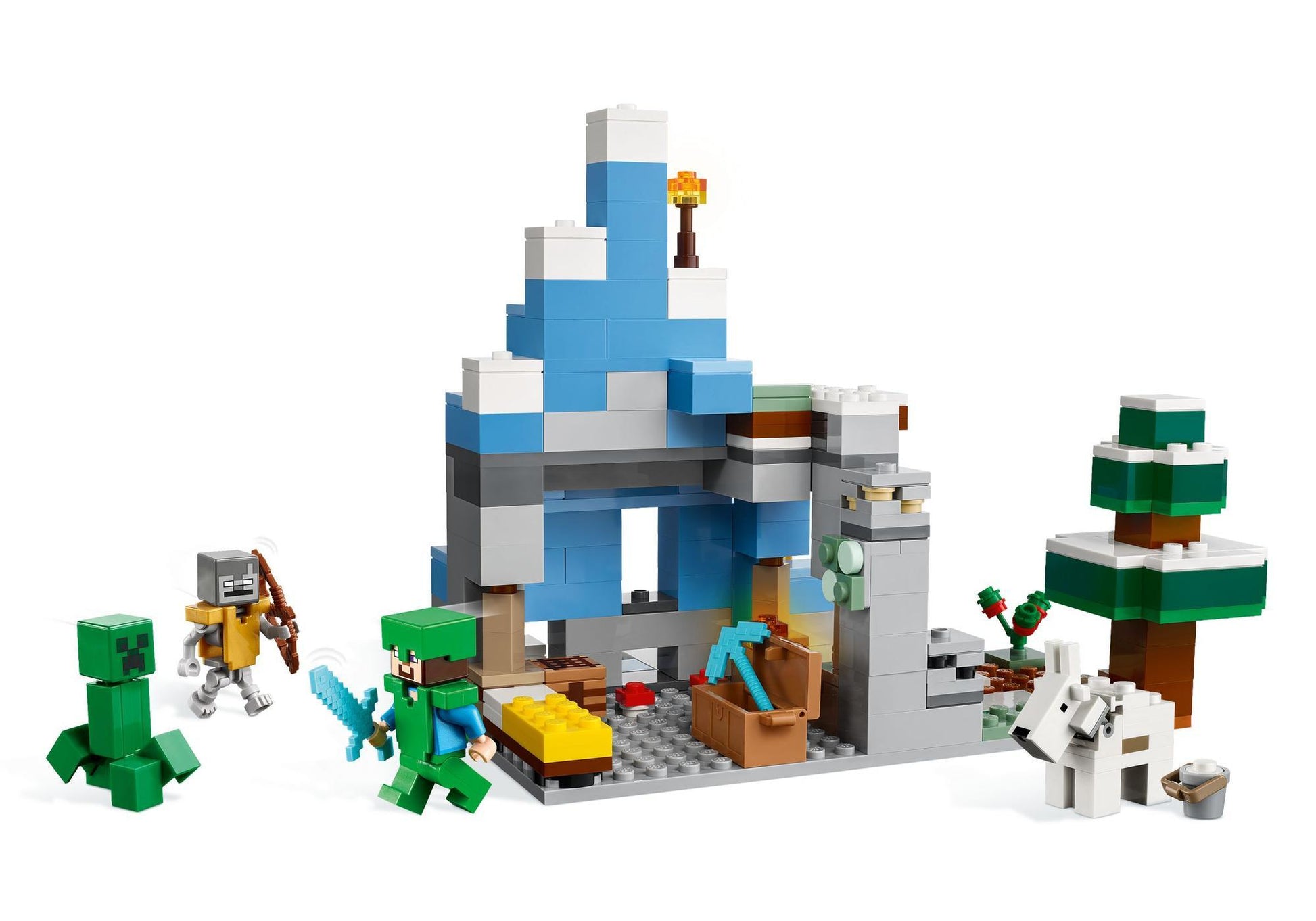 Lego 21243 Minecraft: Die Vereisten Gipfel - plegobil