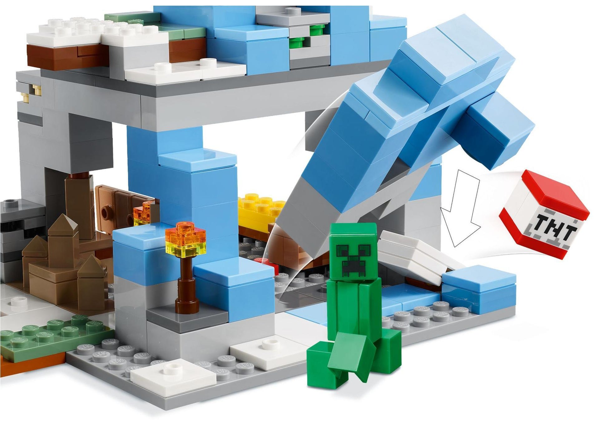 Lego 21243 Minecraft: Die Vereisten Gipfel - plegobil