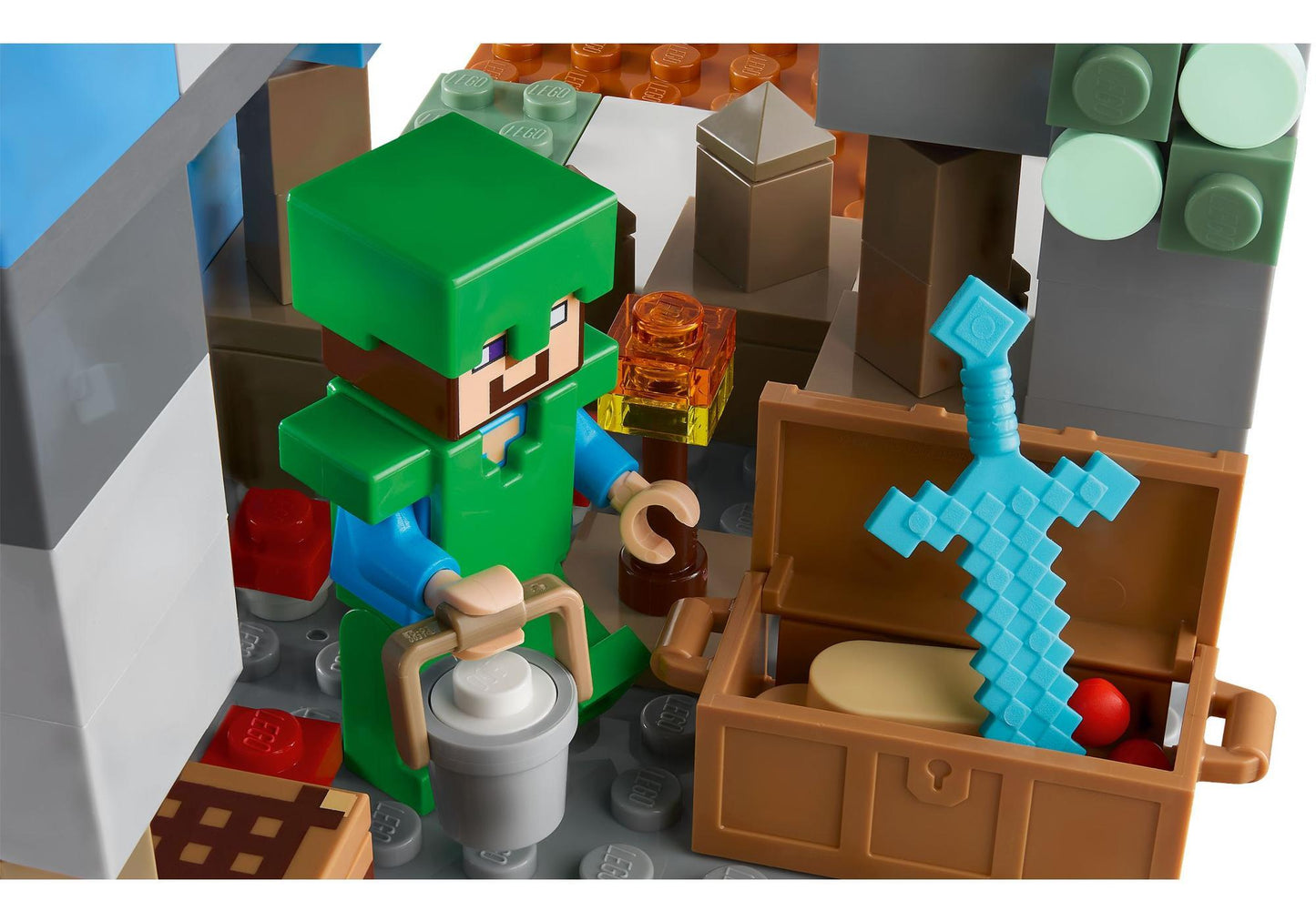 Lego 21243 Minecraft: Die Vereisten Gipfel - plegobil