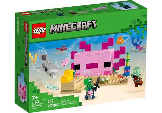 Lego 21247 Minecraft: Das Axolotl-Haus - plegobil