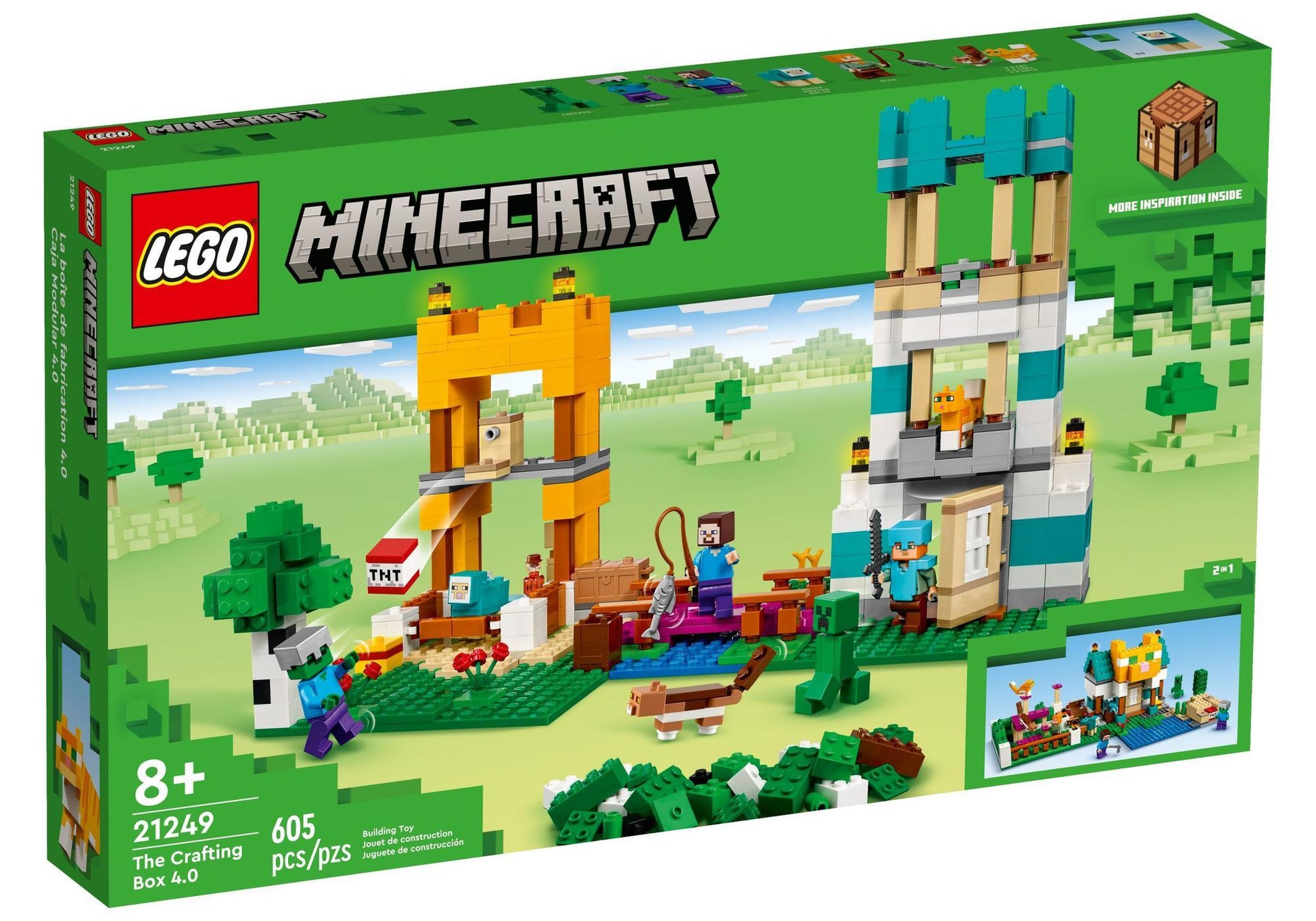 Lego 21249 Minecraft: Die Crafting-Box 4.0 - plegobil